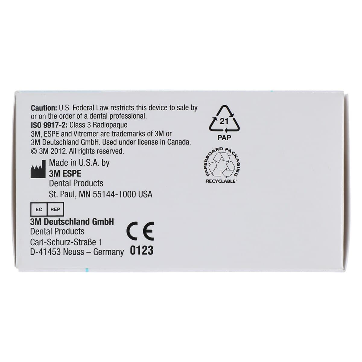 Vitremer A3.5 Glass Ionomer Restorative Powder, Light Cure, 9G, Refill thumbnail 7