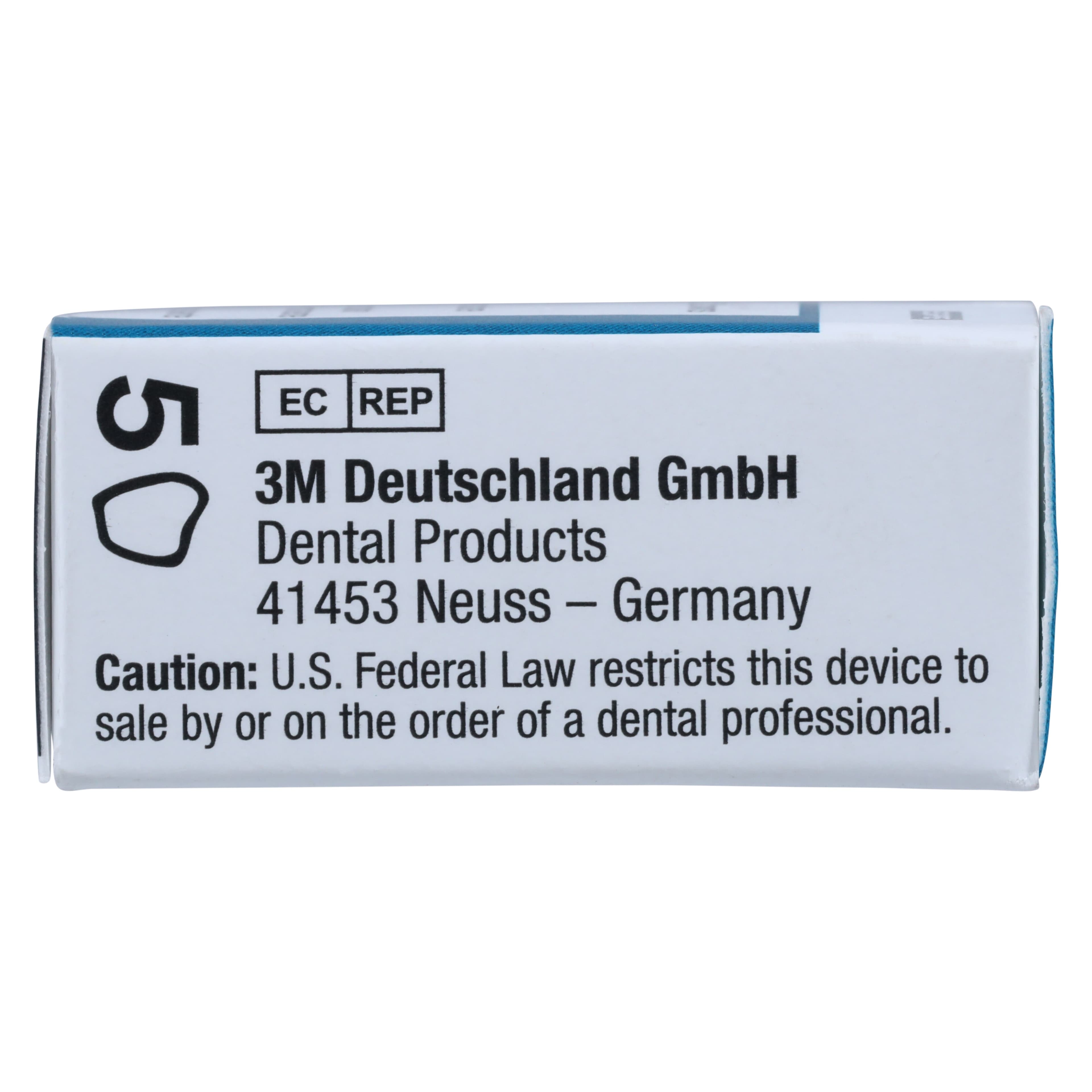 3M Unitek Stainless Steel Permanent Bicuspid Crown, Lower Left Second Bicuspid, Size 3LL, Box of 5, 900633 thumbnail 4