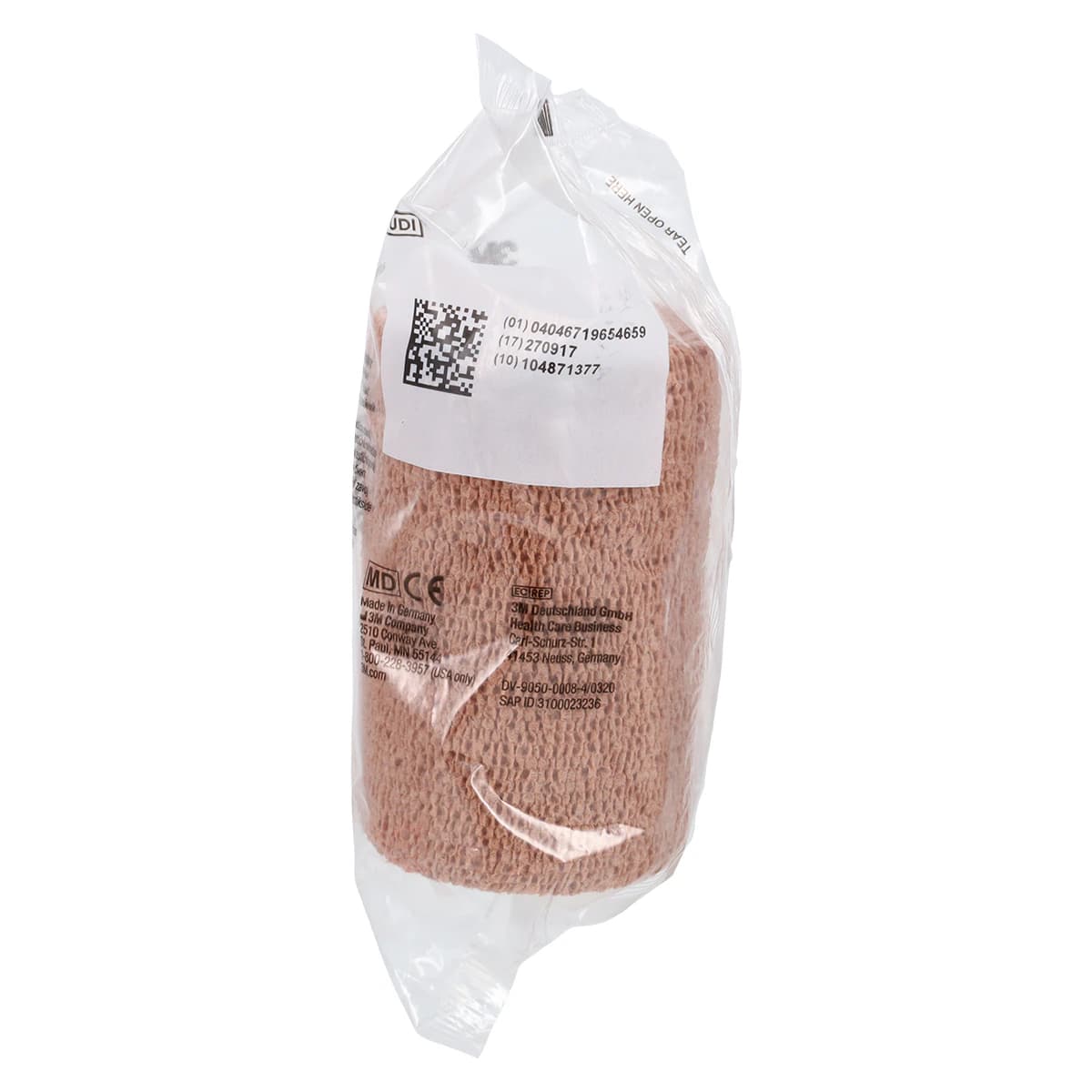 3M Coban Self-Adherent Wrap, Latex-Free, Non-Sterile, Tan, 4" x 5 yd, Each thumbnail 3
