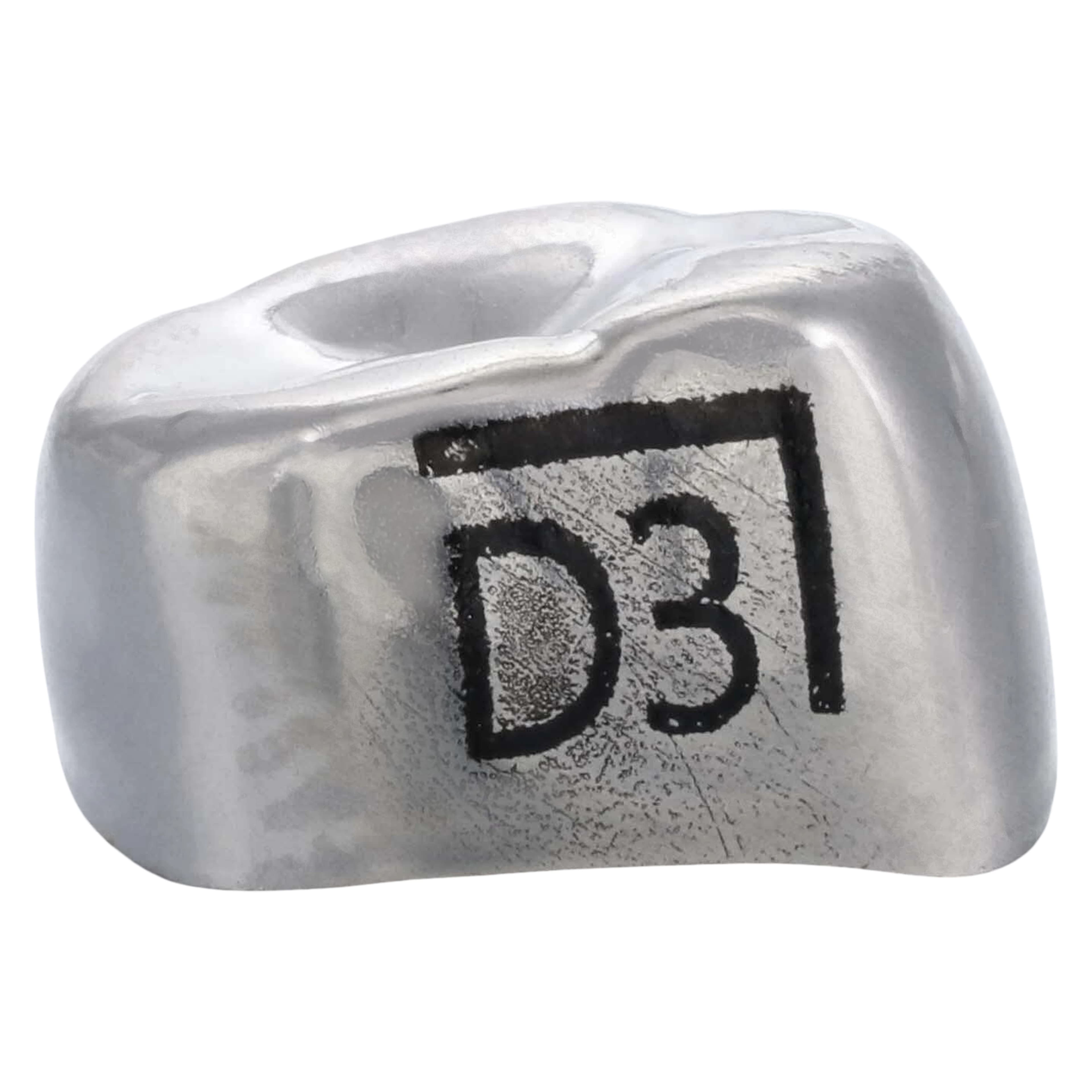 3M Crowns SS 1st Primary Molar, Size DLR3, Lower Right, Preformed Temporary, 5/Box thumbnail 3