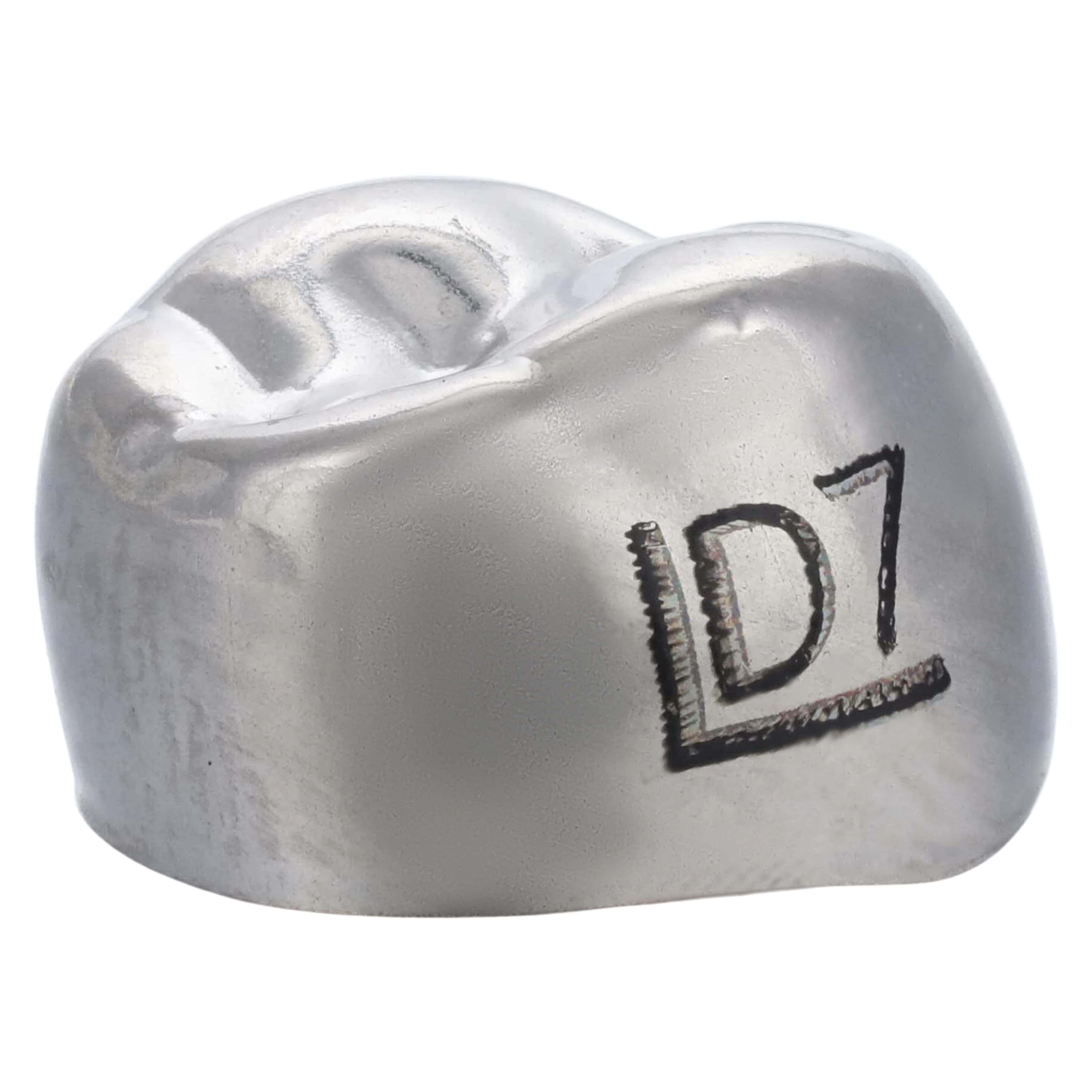 3M Crowns SS 1st Primary Molar, Size DUL7, Upper Left, Preformed Temporary, 5/Box thumbnail 3
