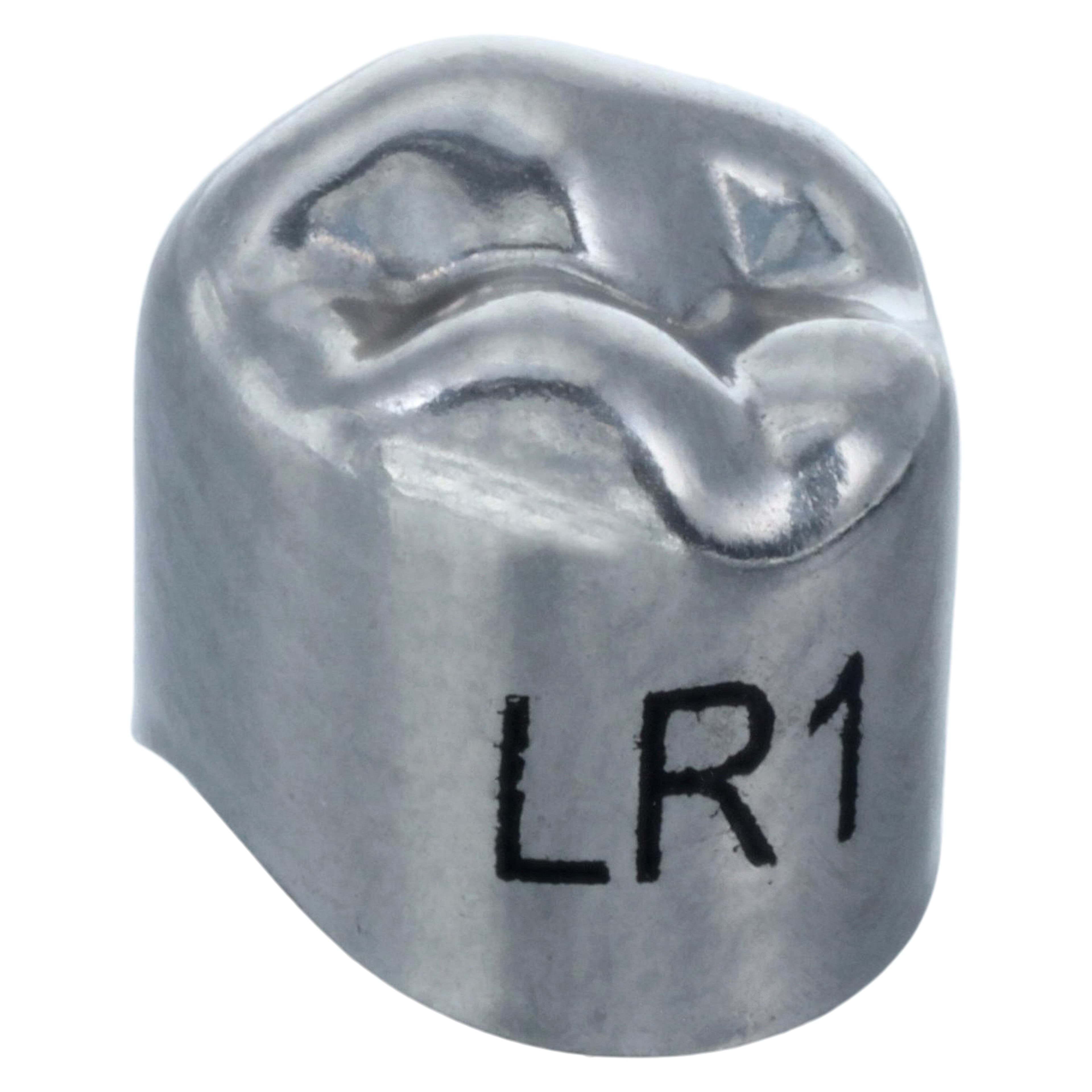 3M Unitek Permanent Stainless Steel Crown, Lower Right Second Bicuspid, Size 1 (1LR), Refill Box of 5, 900641 thumbnail 3