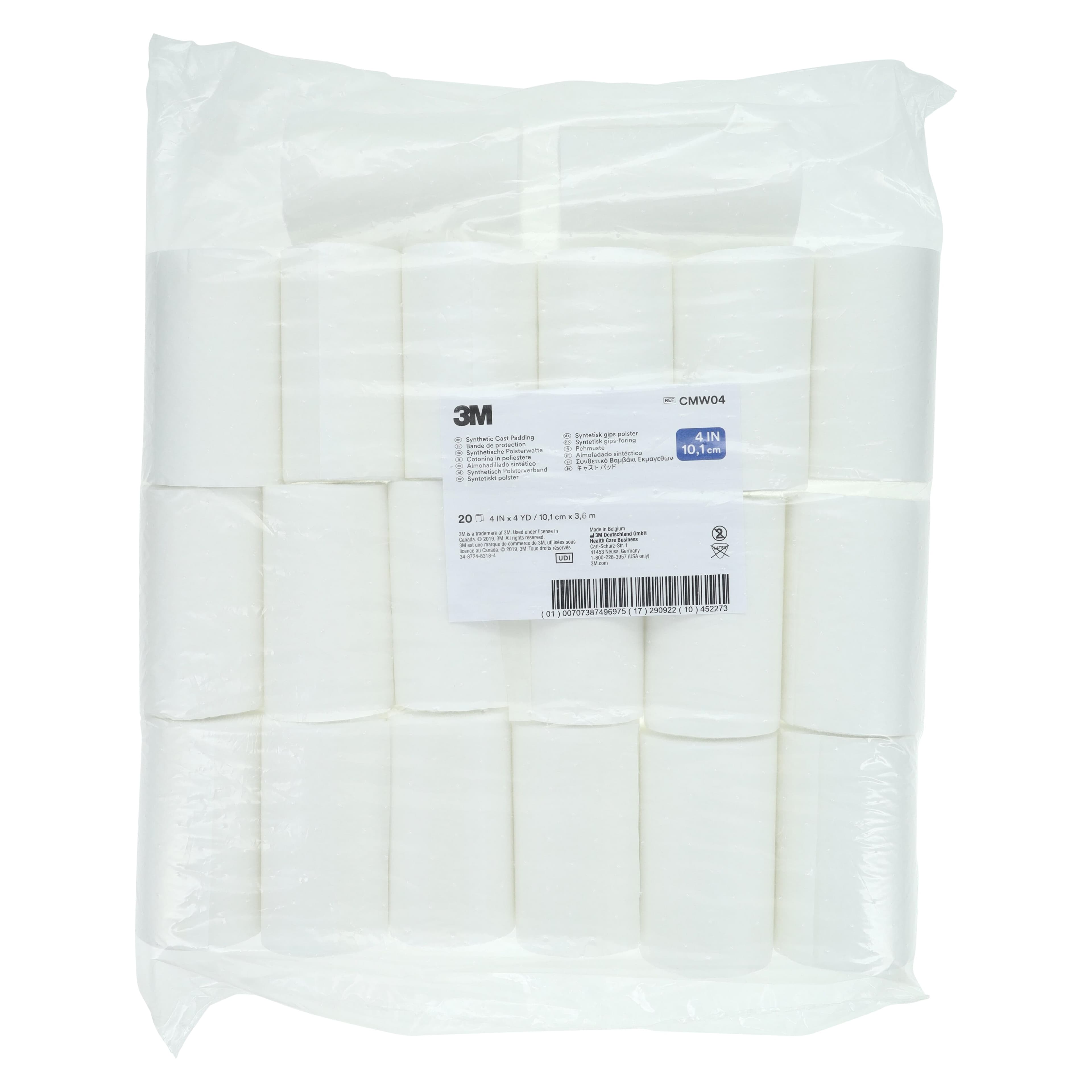 3M Synthetic Cast Padding, 4" x 4 yds, White, 20/Bag, 4 Bags/Case, CMW04 thumbnail 3