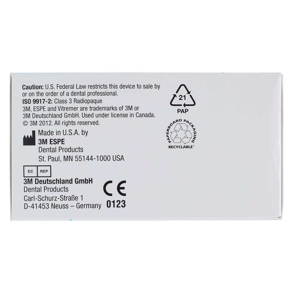 Vitremer A4 Powder 9G Refill, Light Cure Glass Ionomer Restorative Material thumbnail 7
