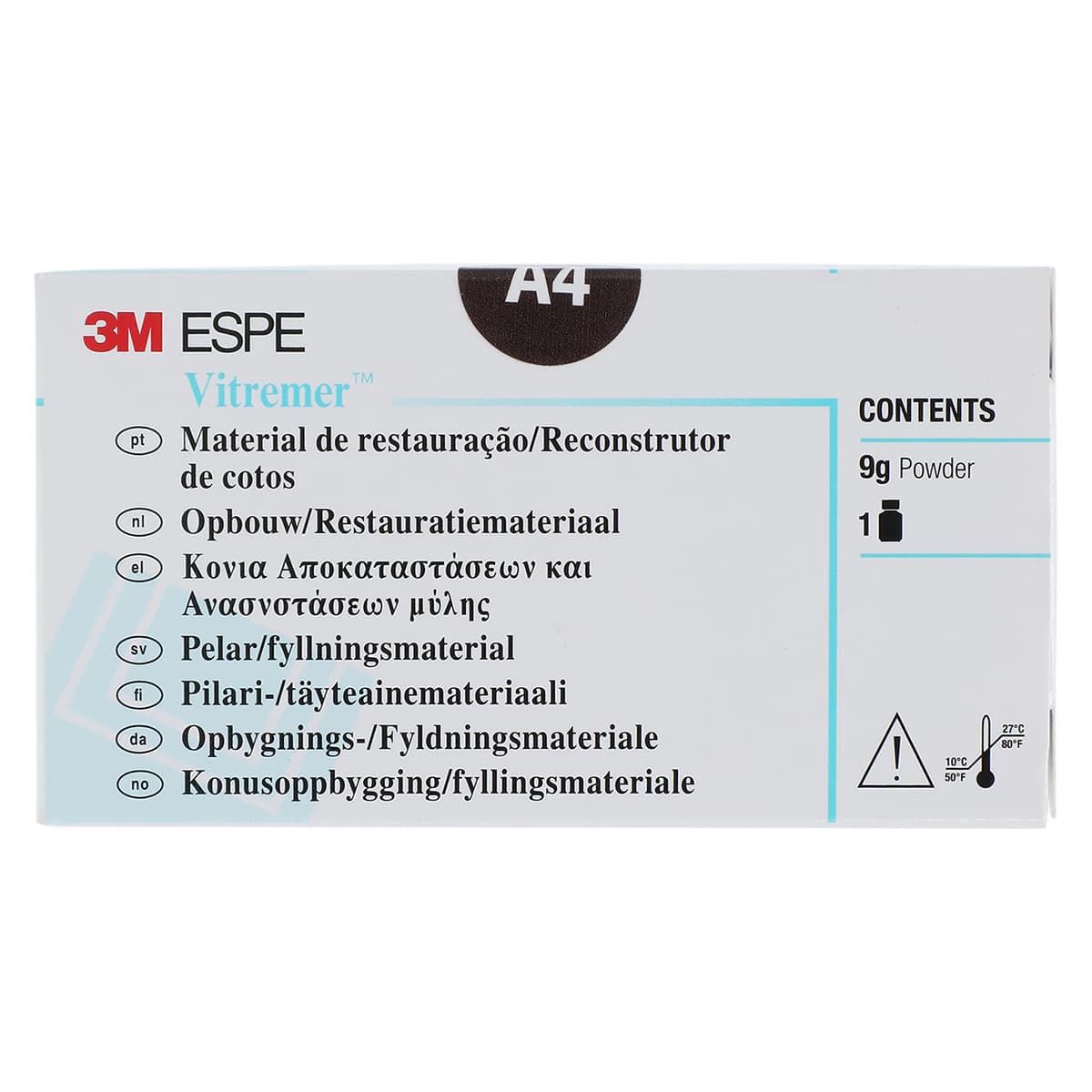Vitremer A4 Powder 9G Refill, Light Cure Glass Ionomer Restorative Material thumbnail 8
