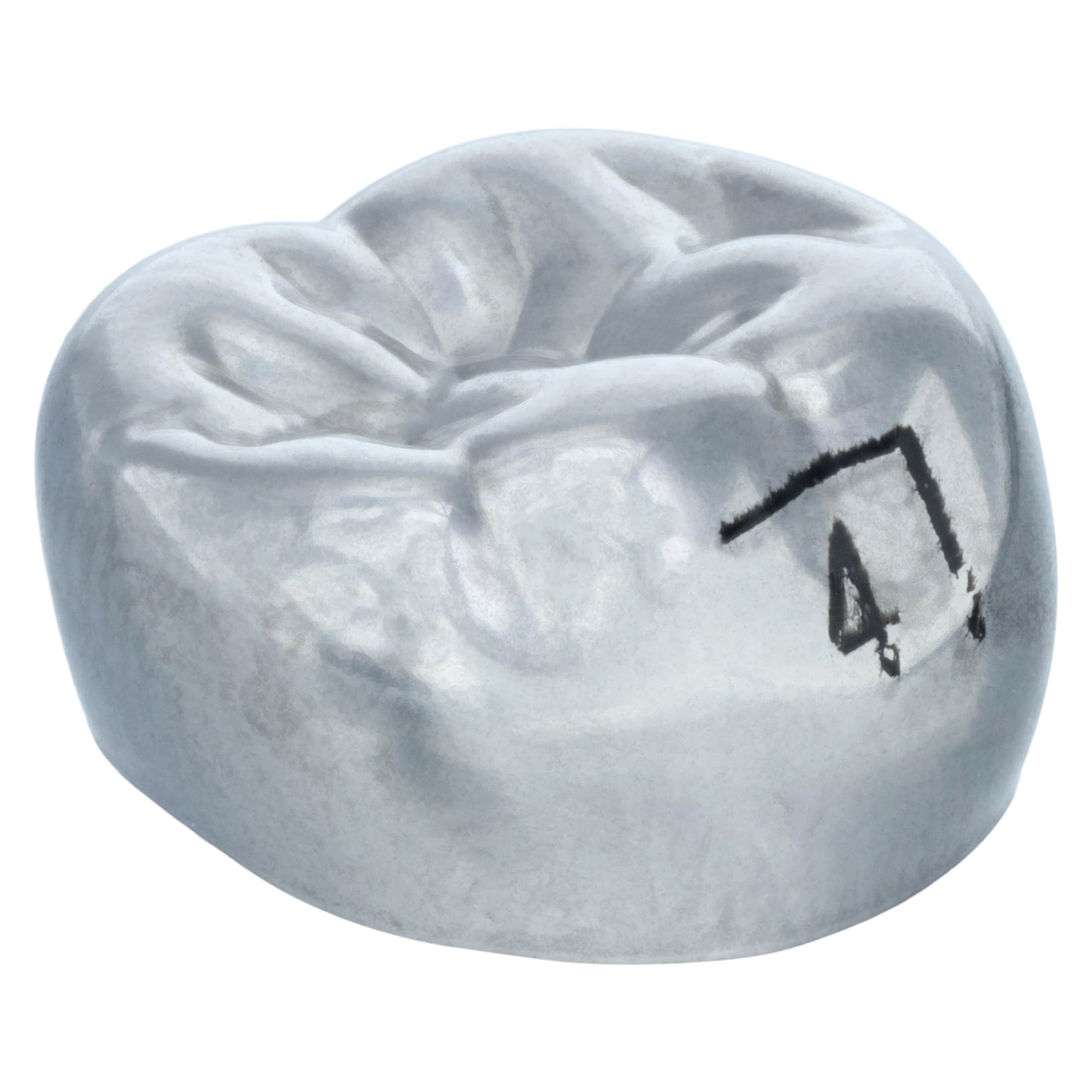 3M™ ESPE™ Stainless Steel Permanent Molar Crown, Size 6LR4 (Lower Right First Permanent Molar), Box of 5 thumbnail 3