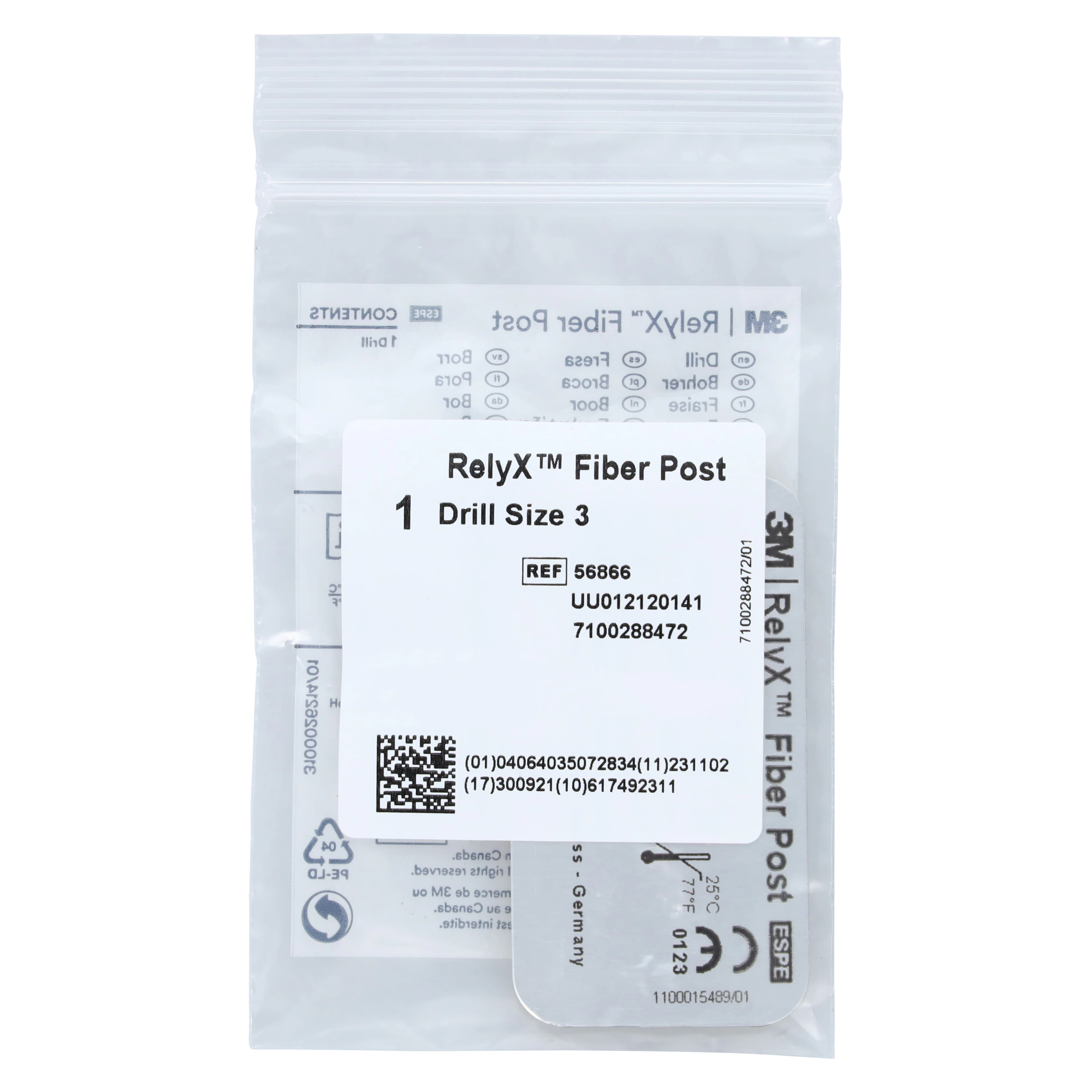 3M RelyX Fiber Post Drill, Refill, Size 3, 1.9 mm Diameter, Blue, 1/Pk, 56866 thumbnail 5