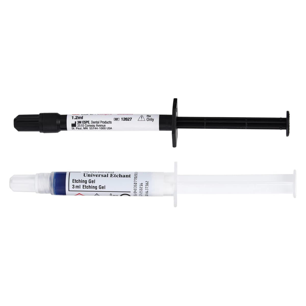 3M Clinpro Sealant Introductory Kit Syringes, Light Cure, Pink-to-White Color Change, 2 x 1.2 mL Syringes, 12626 thumbnail 3