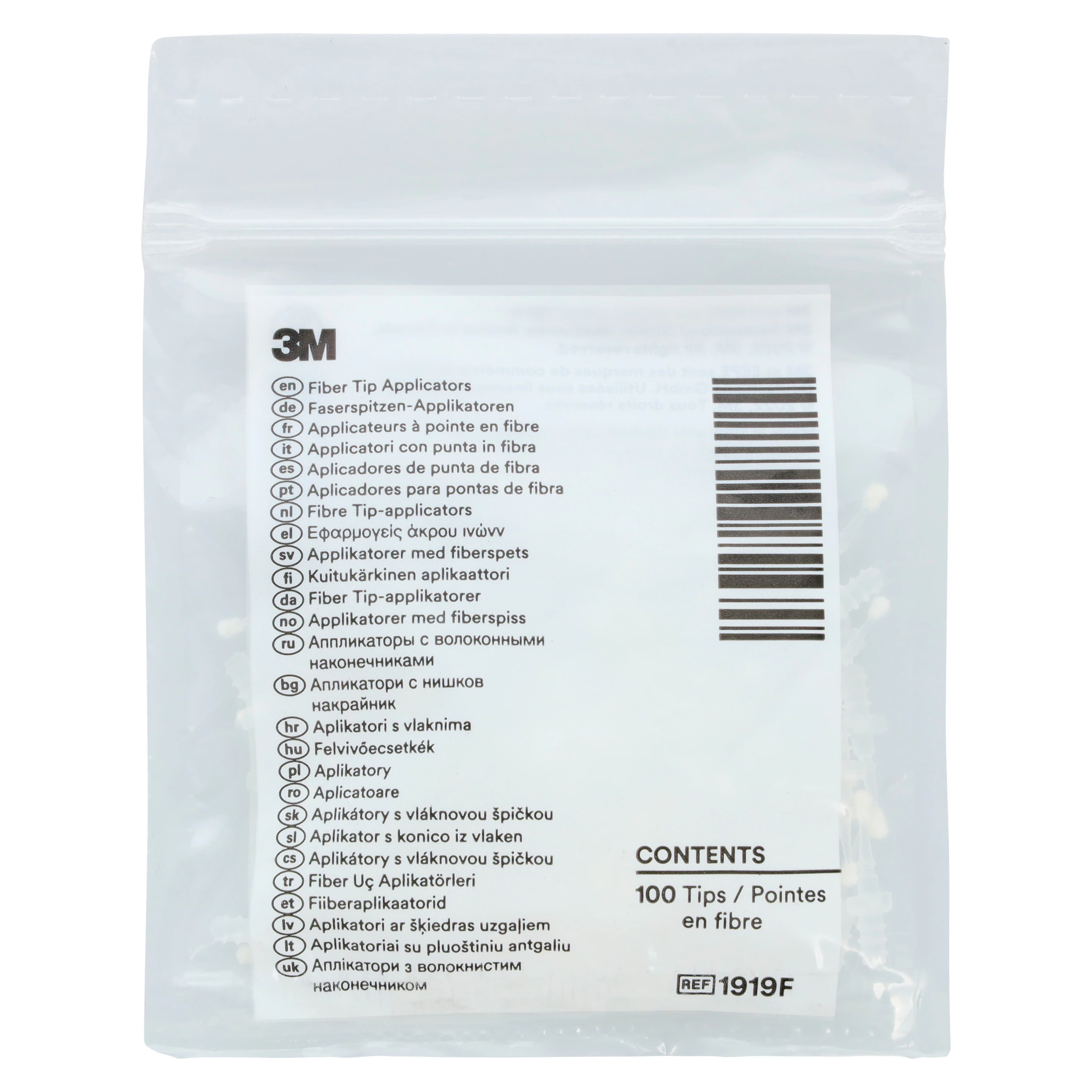 3M (Solventum) Fiber Tip Applicators, 100/Pk, #1919F thumbnail 2