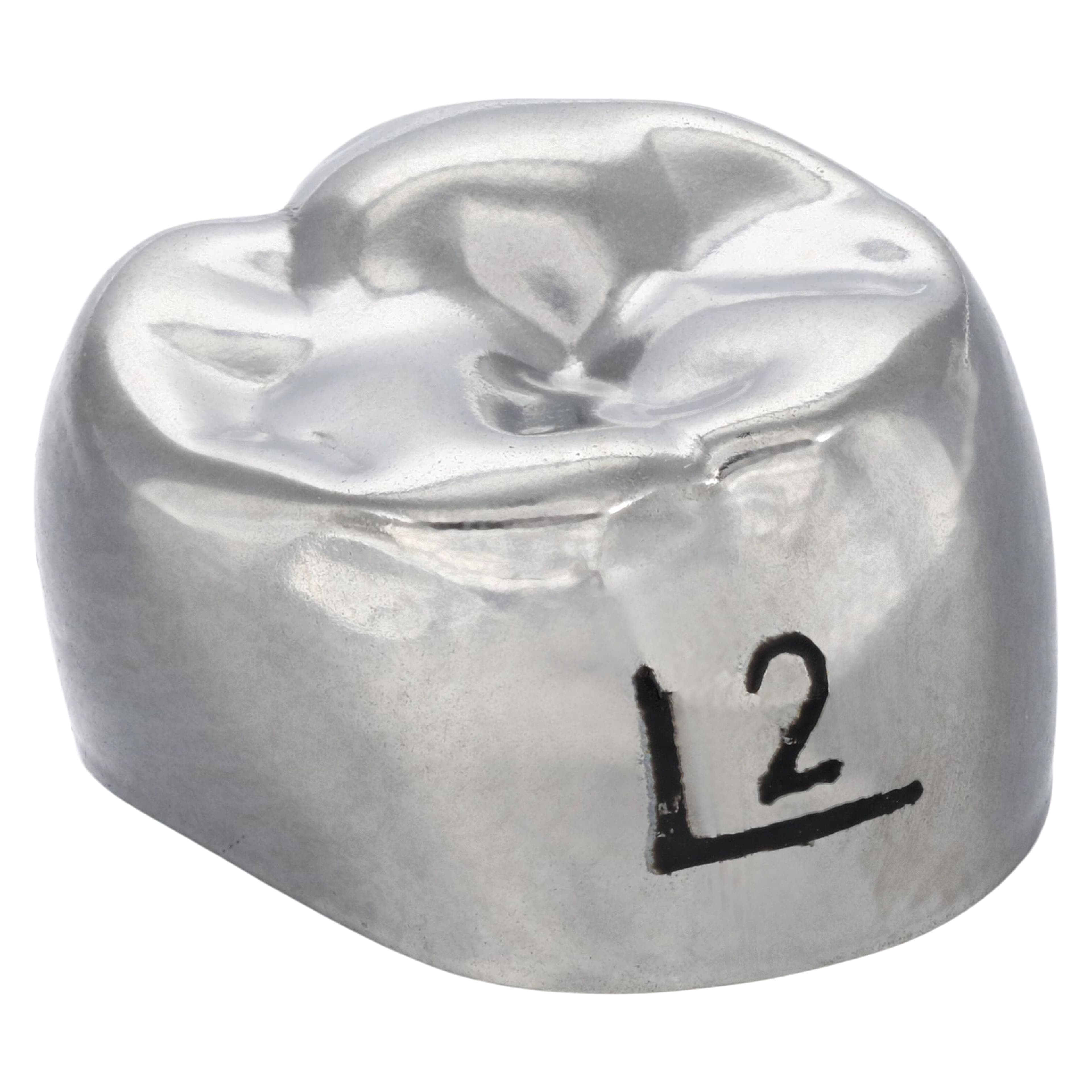 3M™ ESPE™ Stainless Steel Permanent Molar Crown, Size 6UL2 (Upper Left First Permanent Molar, Size 2), Box of 5 thumbnail 3