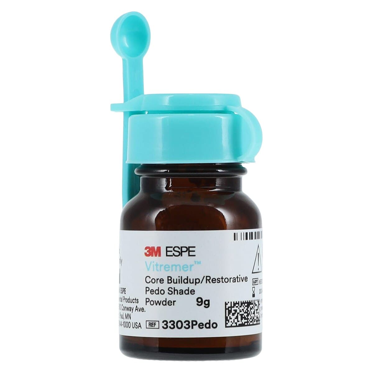 3M Vitremer Core Buildup/Restorative Powder Refill, Pedo Shade, 9 g with Spoon, 3303PEDO thumbnail 3