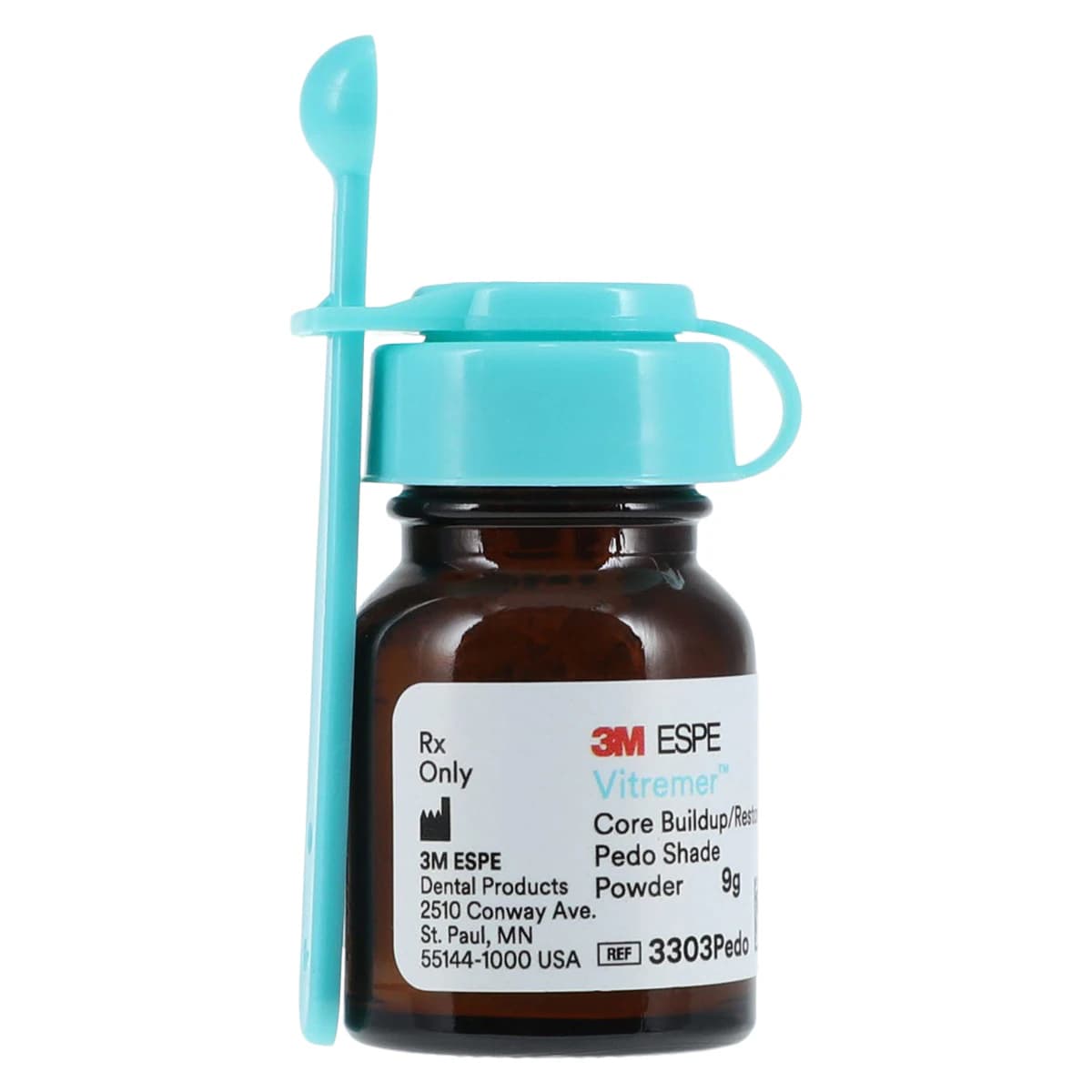 3M Vitremer Core Buildup/Restorative Powder Refill, Pedo Shade, 9 g with Spoon, 3303PEDO thumbnail 4
