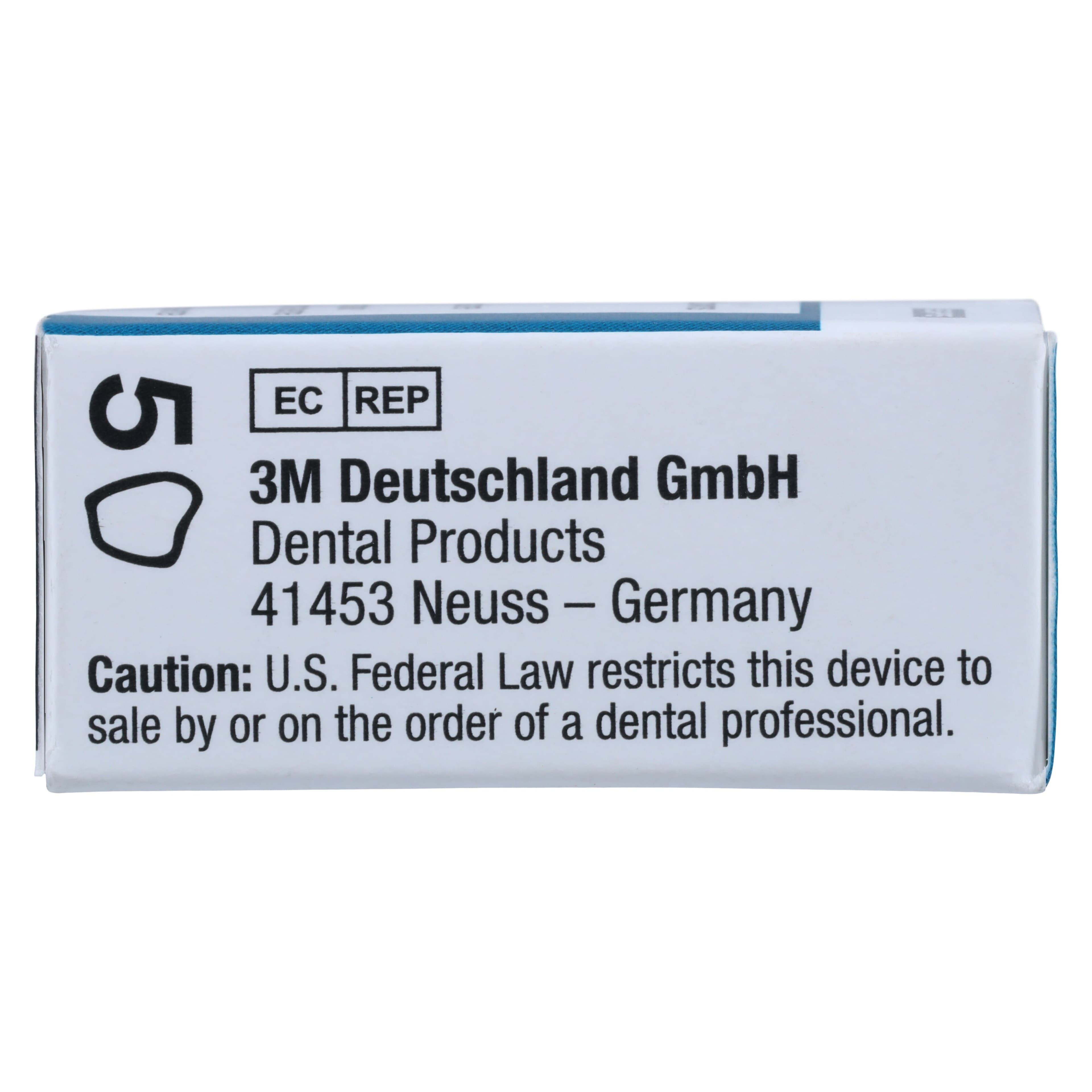 3M Unitek Stainless Steel Permanent Bicuspid Crown, Lower Left Second Bicuspid, Size 6 (6LL), Box of 5, 900636 thumbnail 4