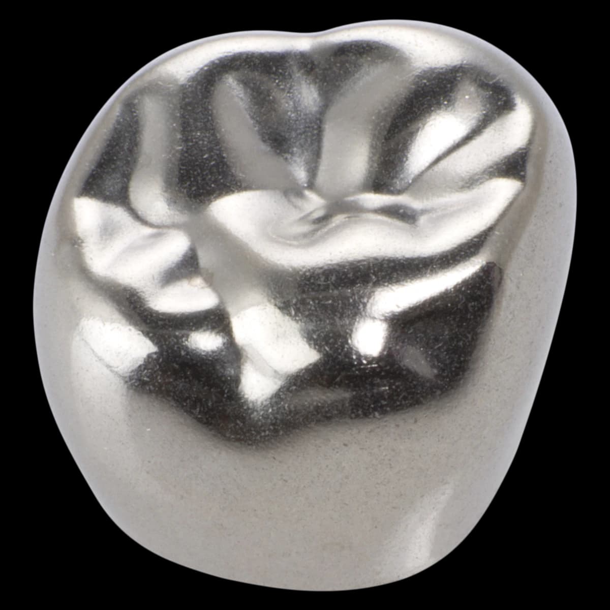 3M™ ESPE™ Ion Ni-Chro Stainless Steel Permanent Molar Crown, Size 6LL7 (Lower Left First Permanent Molar), Box of 5 - 3M™ ESPE™ SS Crowns Size 6LL7 1st Permanent Molar Box of 5 - Image 1