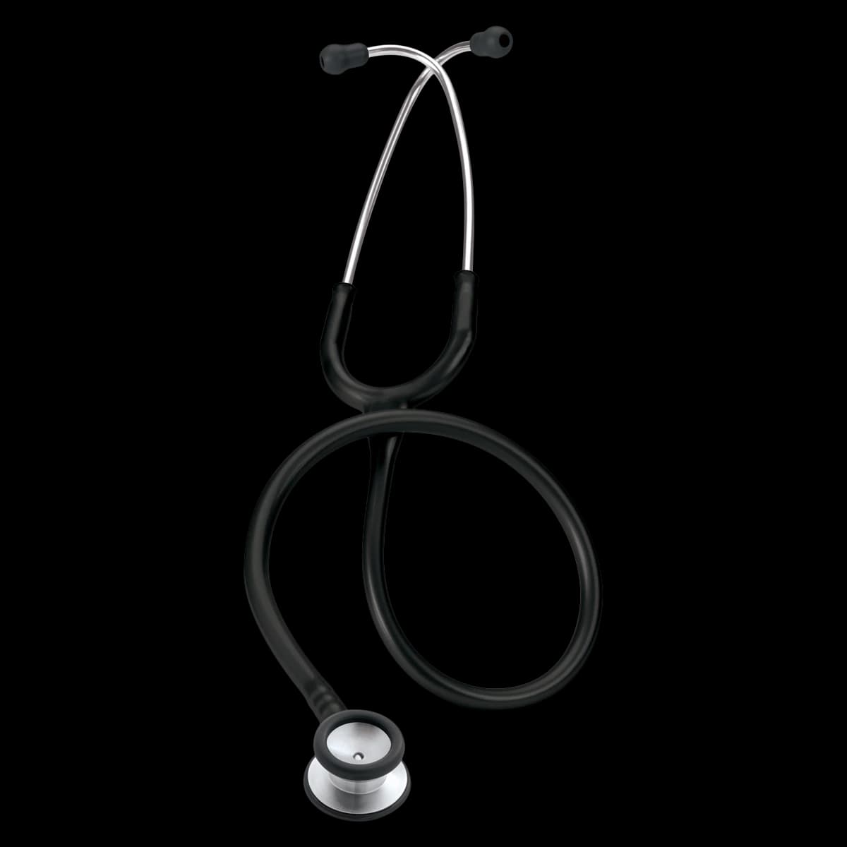 Littmann Classic II Pediatric Stethoscope, Black, Single Lumen Tubing, Each - Stethoscope Ltmn Blk 2Hd Cls2 - Image 1