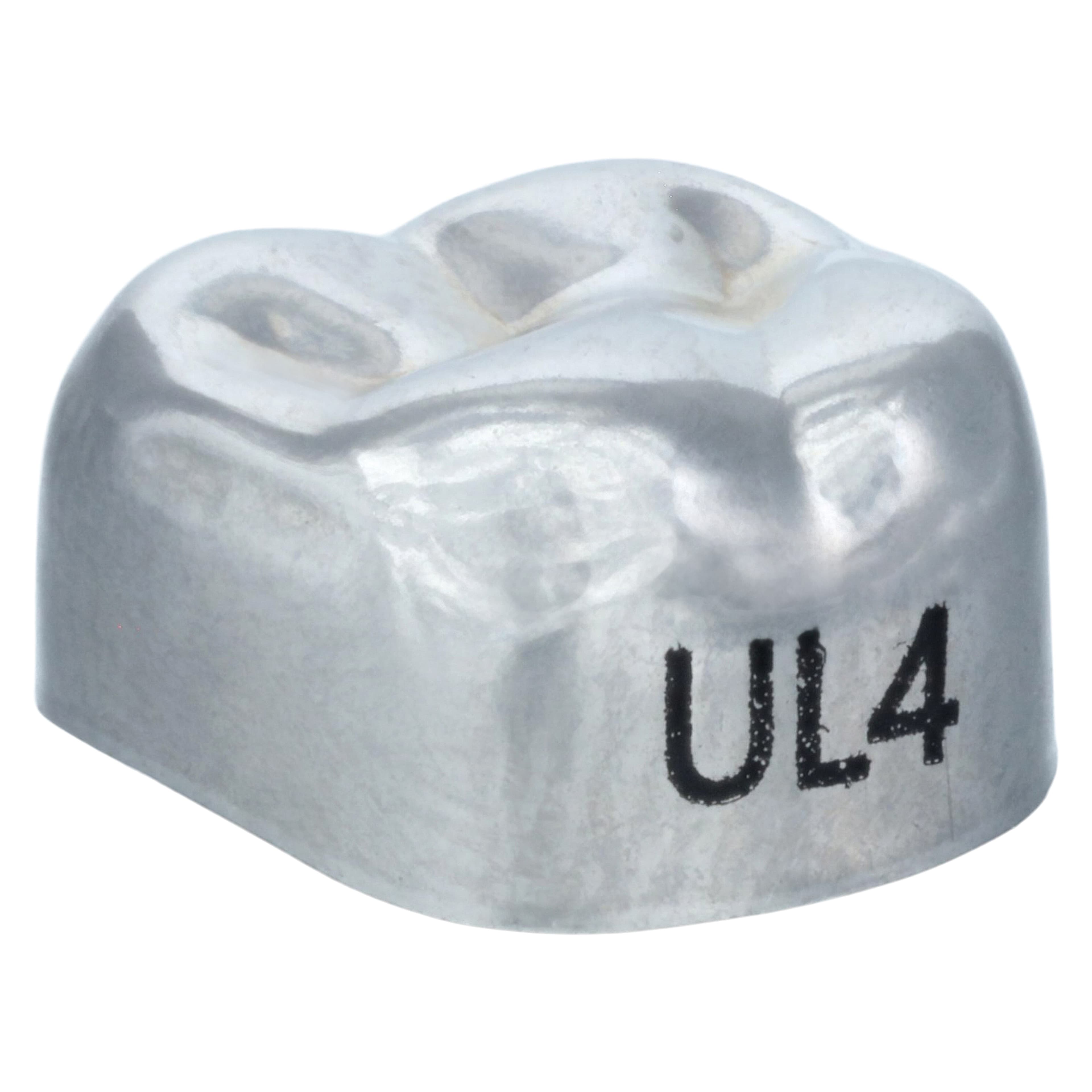 3M Unitek Stainless Steel Primary Molar Crowns, Upper Left Second Primary Molar, Size 4 (UL4), 5/Box, 900214 thumbnail 3