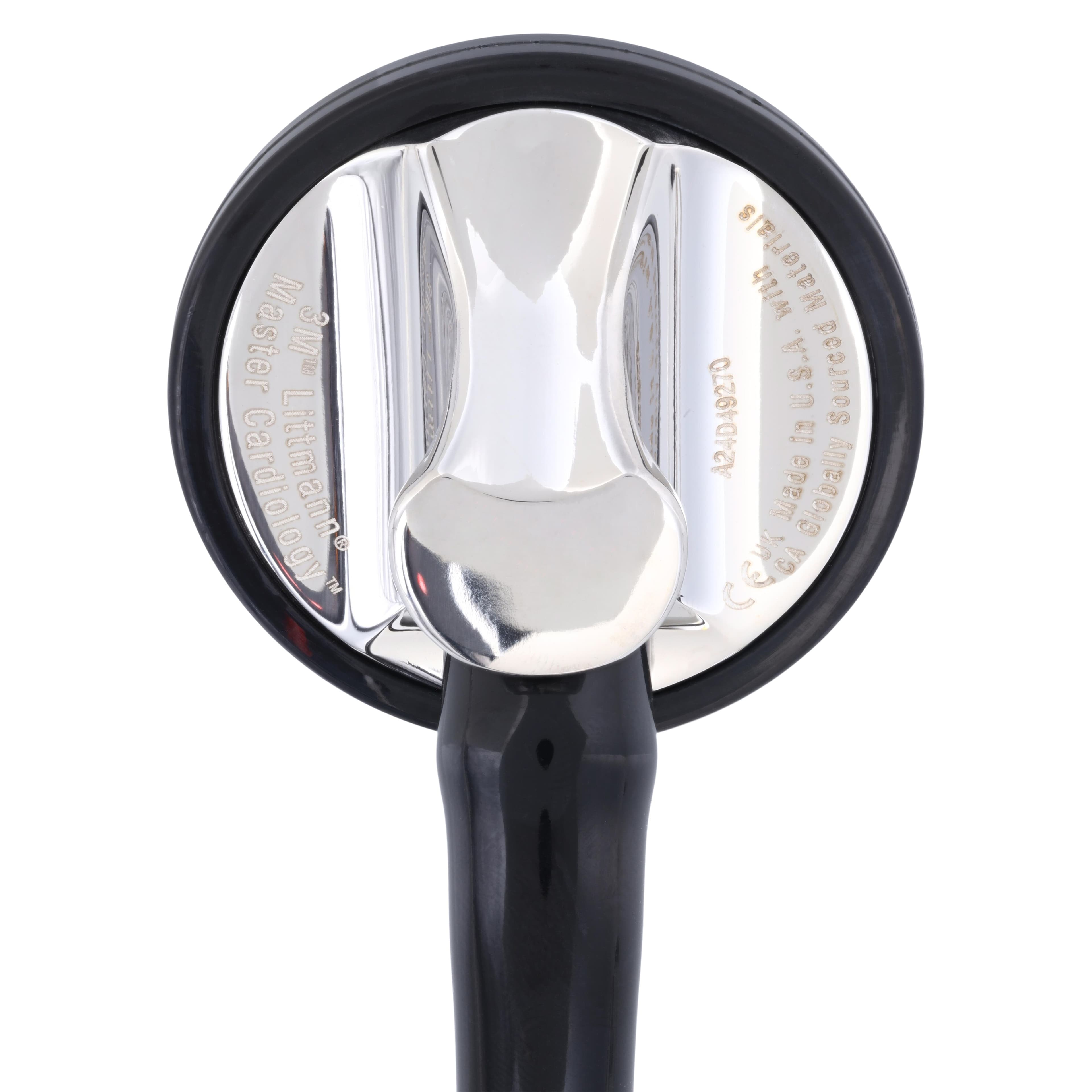 Littmann Master Cardiology Stethoscope, Adult/Child/Infant, Black, Double Lumen Tubing, Each thumbnail 3