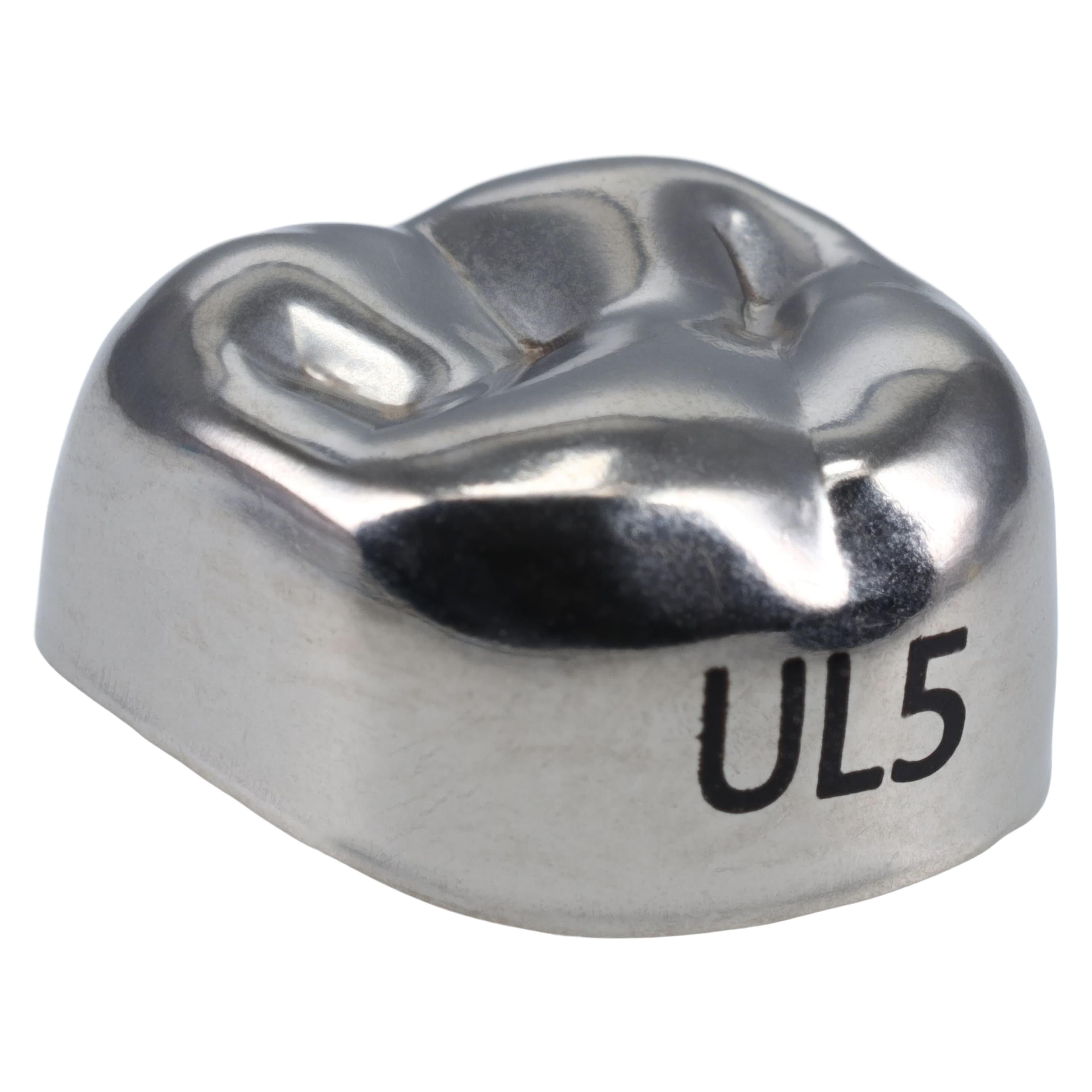 3M Unitek Stainless Steel Primary Molar Crowns, Upper Left Second Primary Molar, Size 5 (UL5), 5/Box, 900215 thumbnail 3