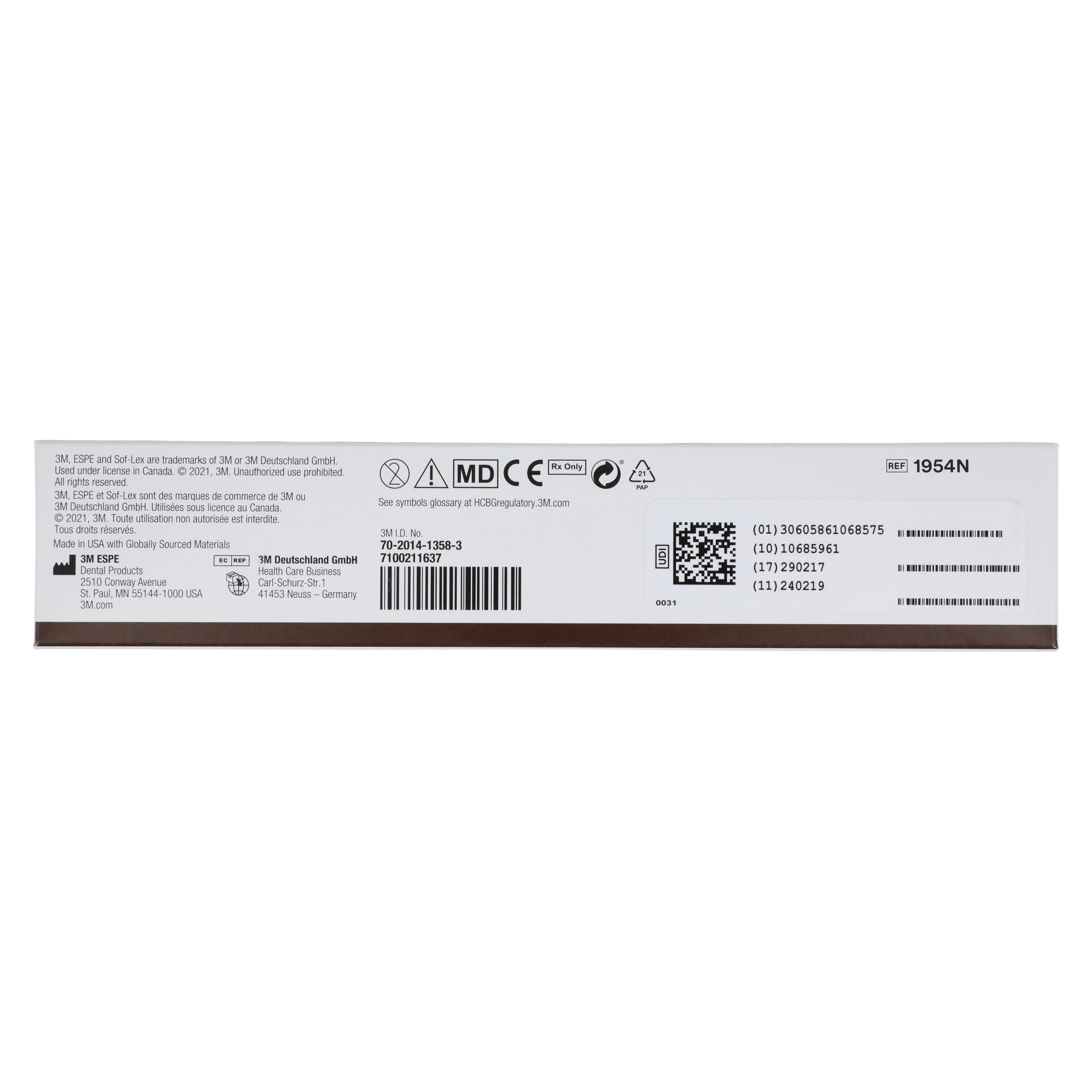 3M™ Sof-Lex™ Finishing Strips Refill, Coarse/Medium-Narrow, 7" x 5/64", 100/Box, 1954N thumbnail 3