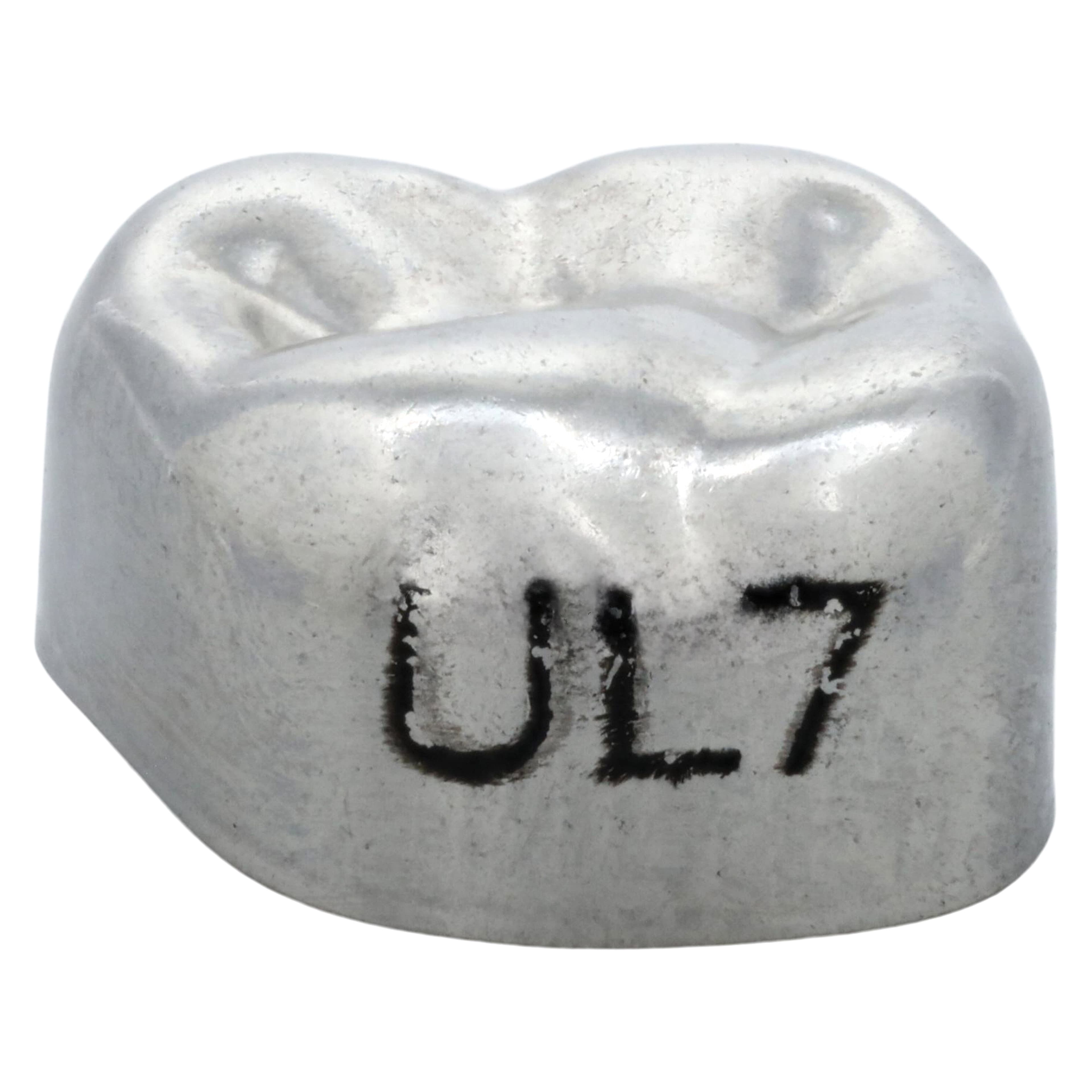 3M Unitek Stainless Steel Primary Molar Crowns, Upper Left Second Primary Molar, Size 7 (UL7), 5/Box, 900217 thumbnail 3