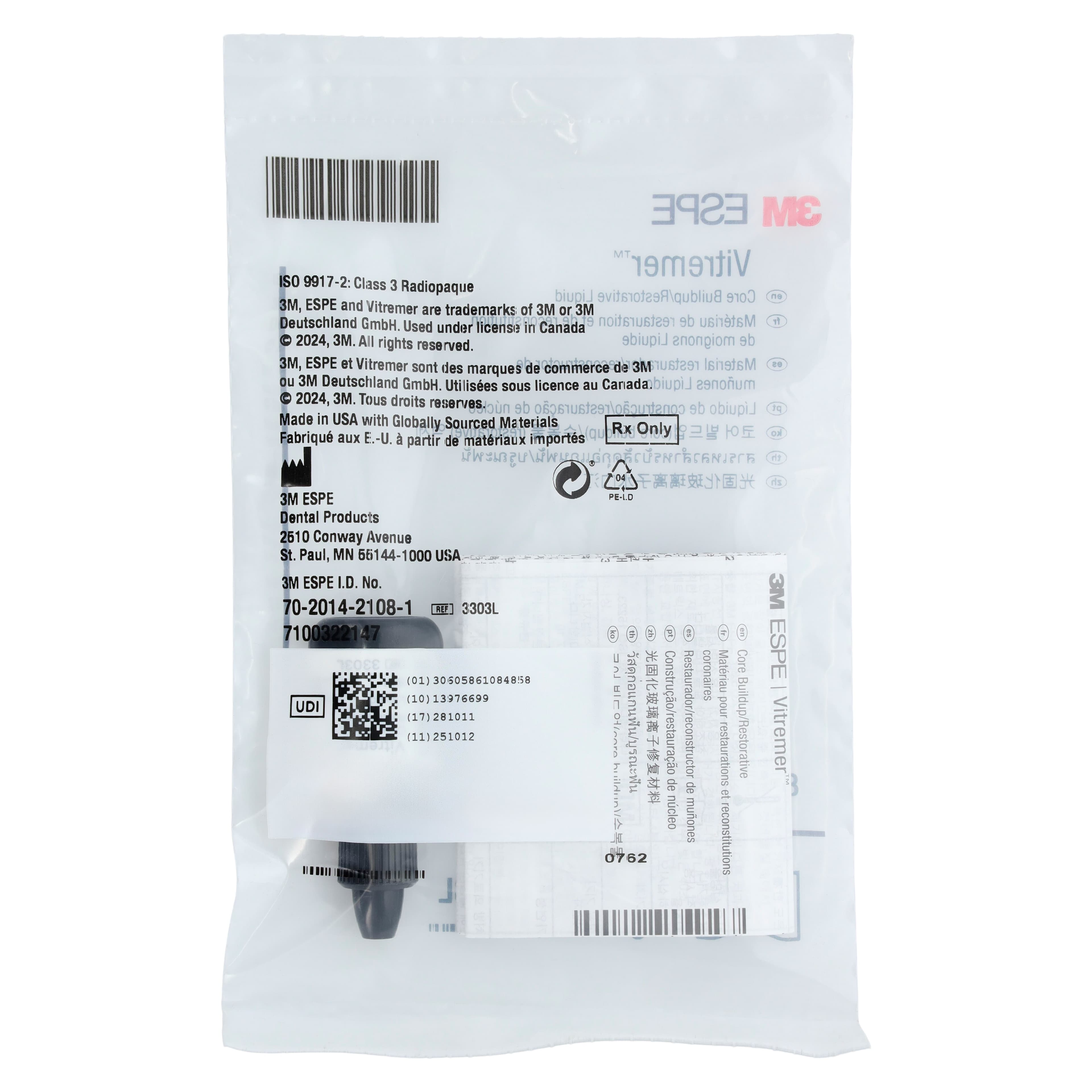 3M Vitremer Core Buildup/Restorative Liquid Refill, 8 ml, 3303L thumbnail 4