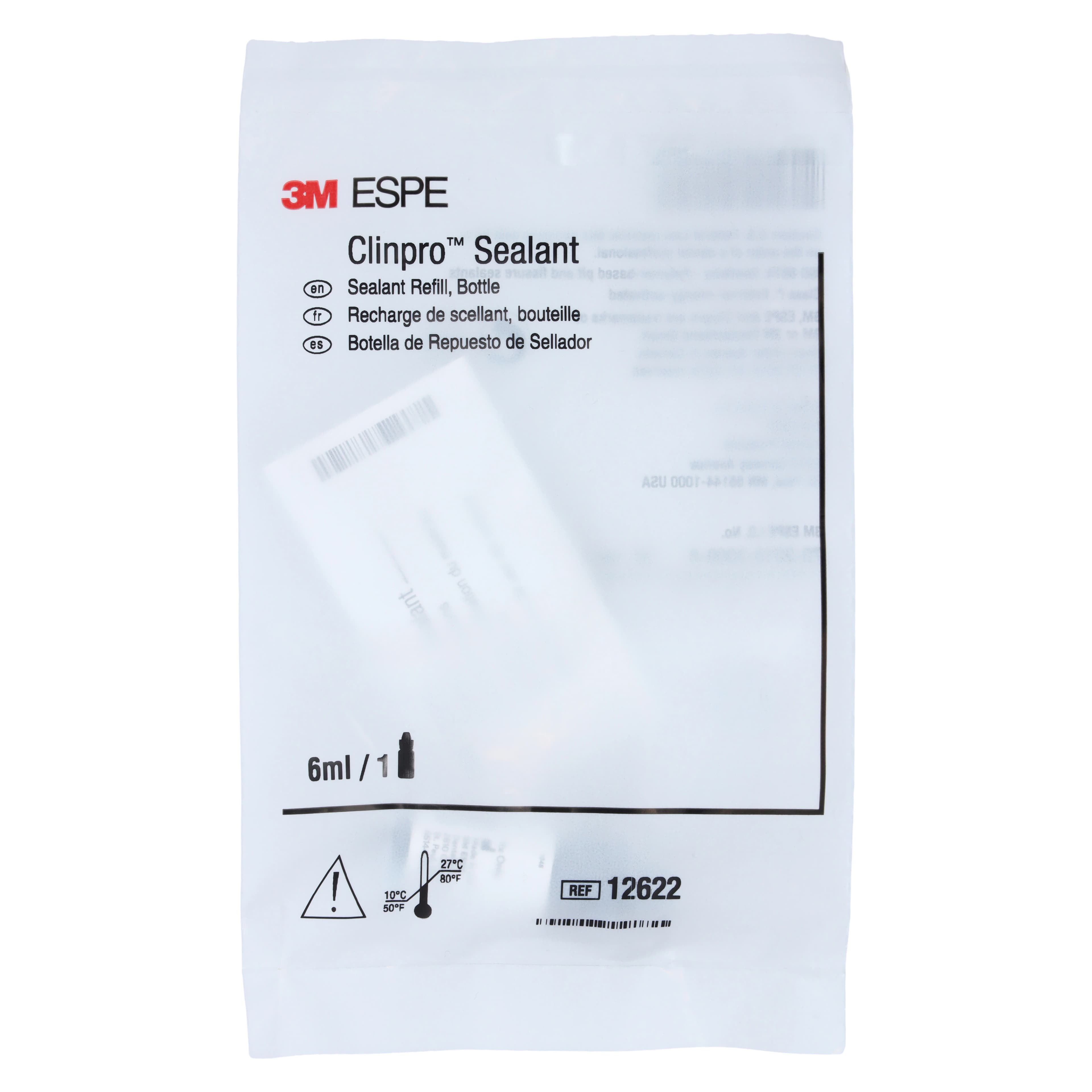 3M Clinpro Sealant Refill Bottle, 6 mL, Pink-to-White Color-Change, Fluoride-Releasing, 1/Pk, 12622 thumbnail 2