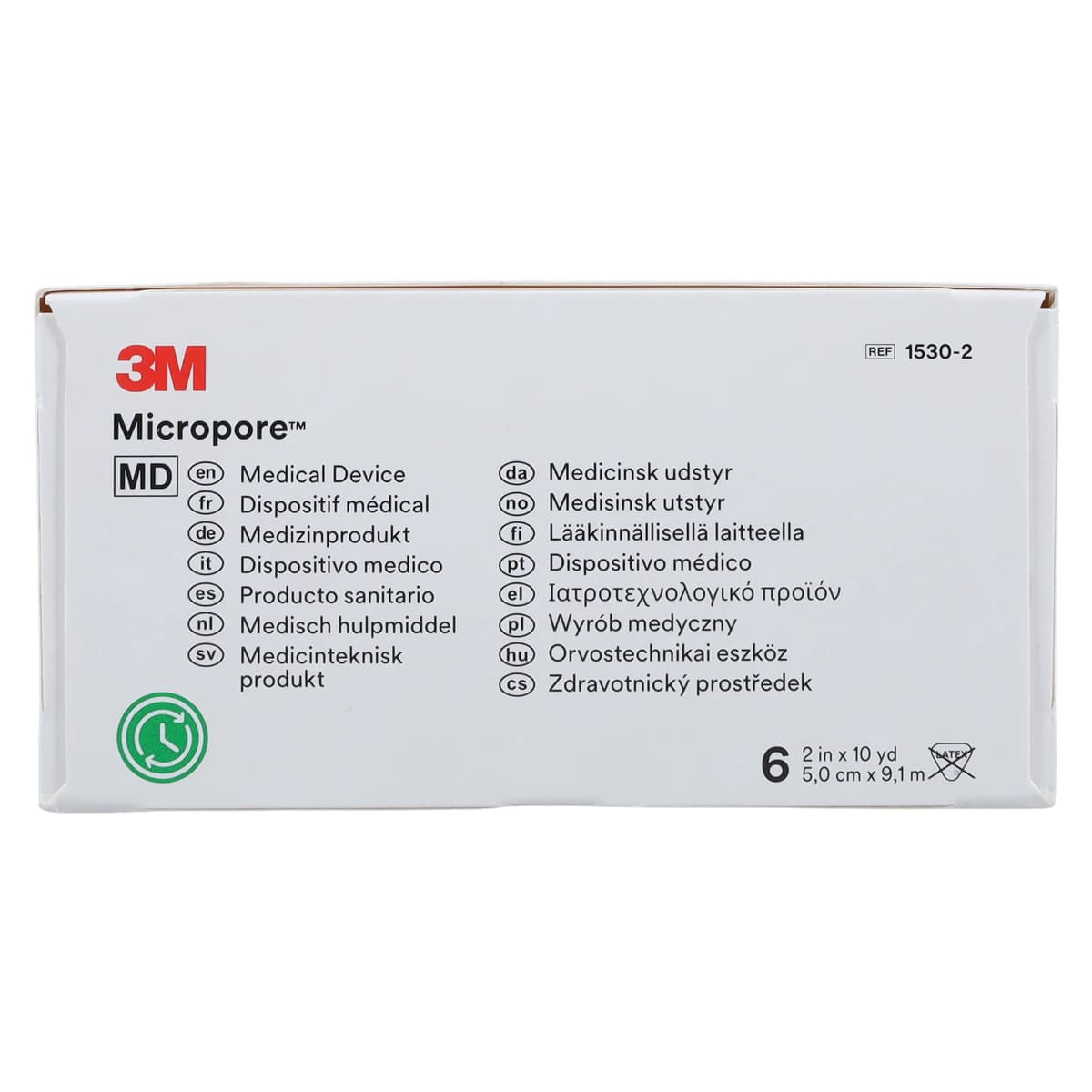 3M Micropore Surgical Tape, Paper, White, 2" x 10 yd, Non-Sterile, 6/Box thumbnail 4