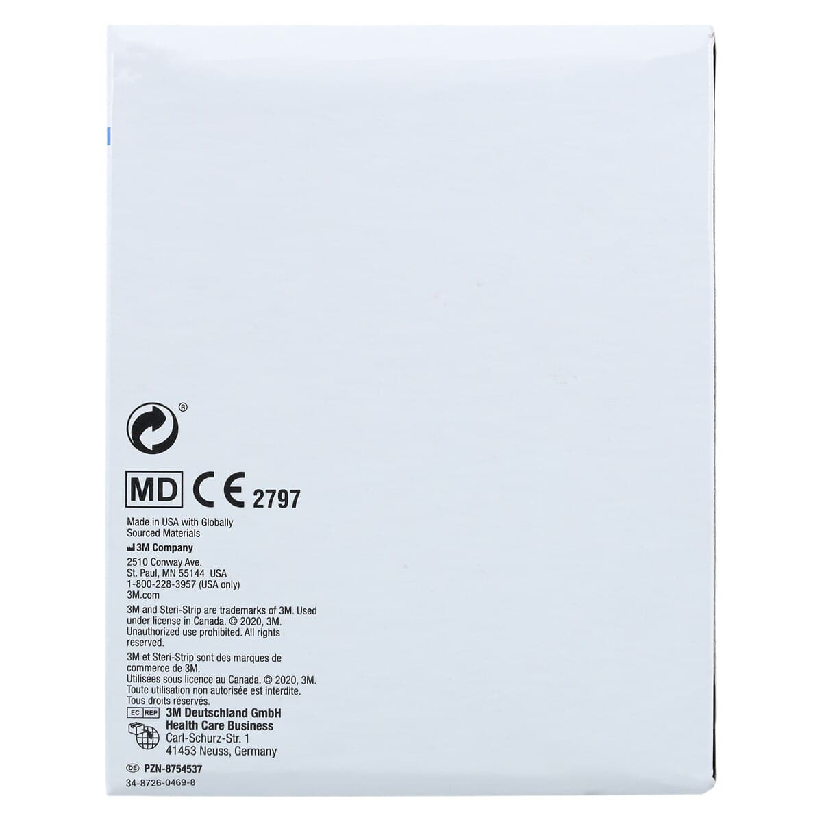 3M Steri-Strip Adhesive Skin Closures, Tan, 1/2" x 4", 50/Box, B1557 thumbnail 6