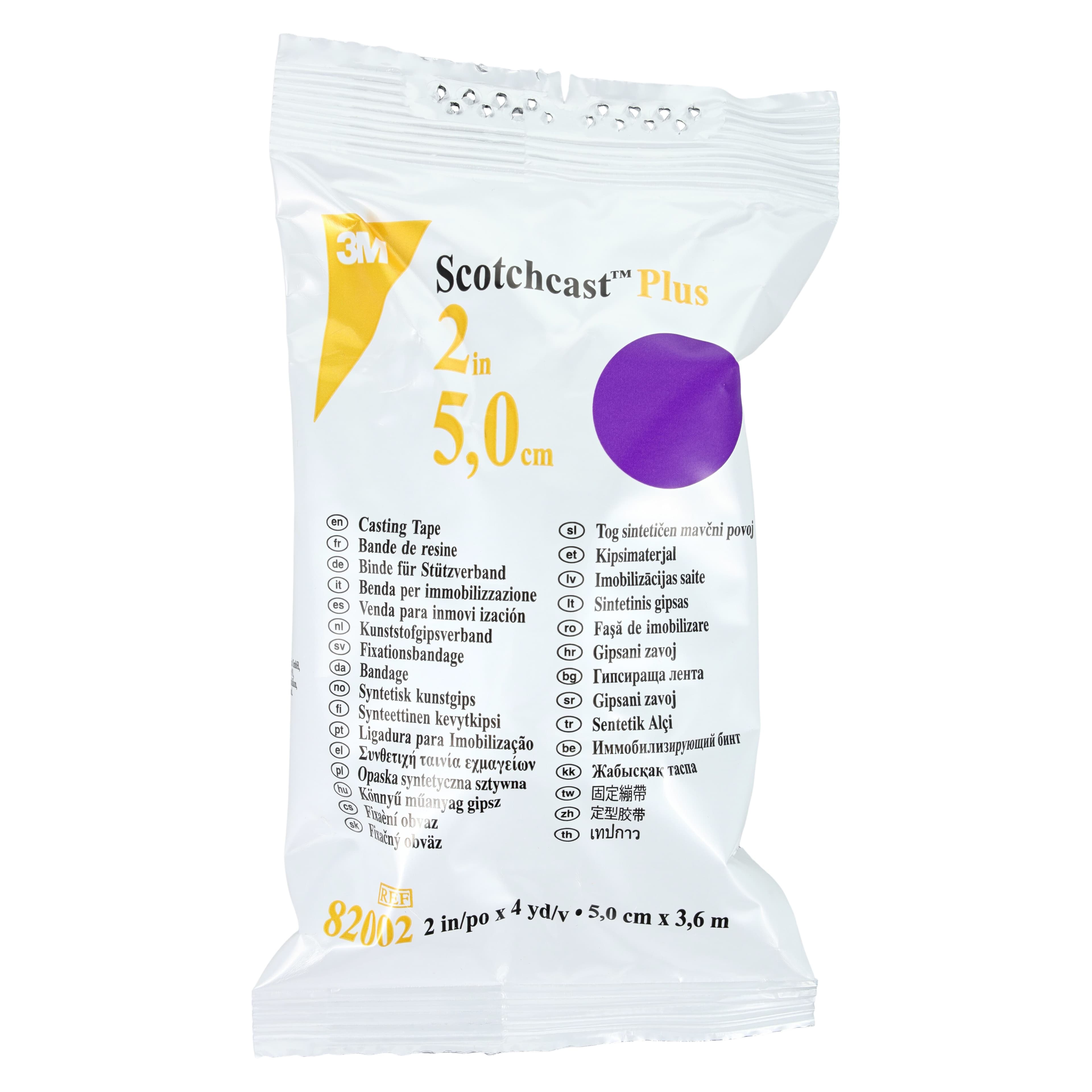 3M Scotchcast Plus Fiberglass Casting Tape, Purple, 2" x 4 yds, 10/Case, 82002U thumbnail 2