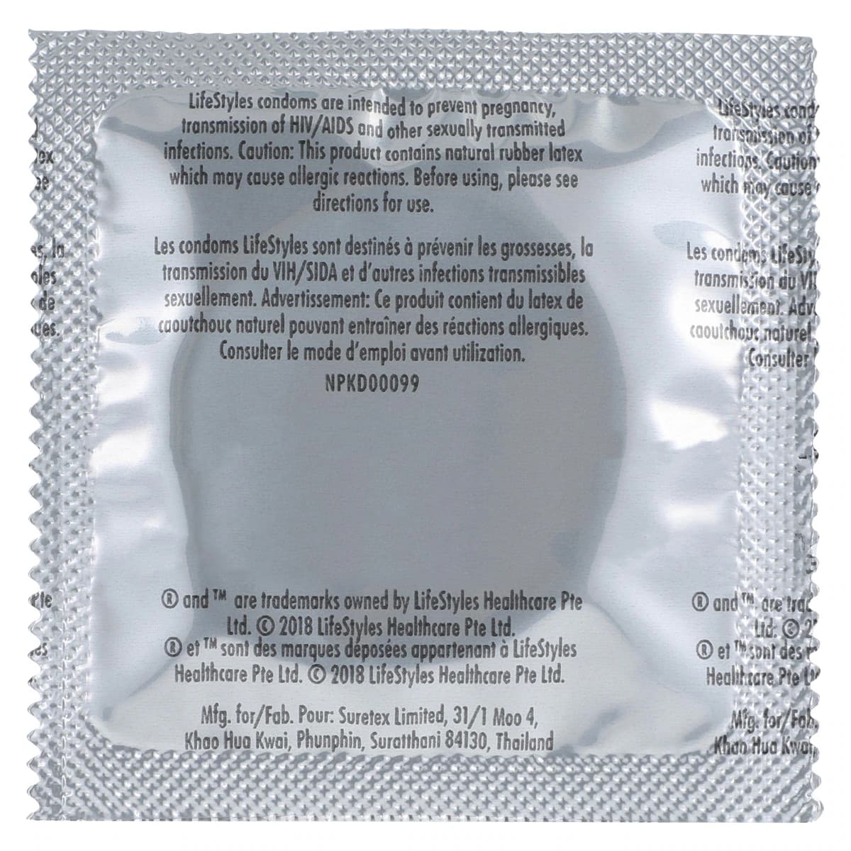 Lifestyles Ultra Lubricated Condoms, 1008/Case thumbnail 2