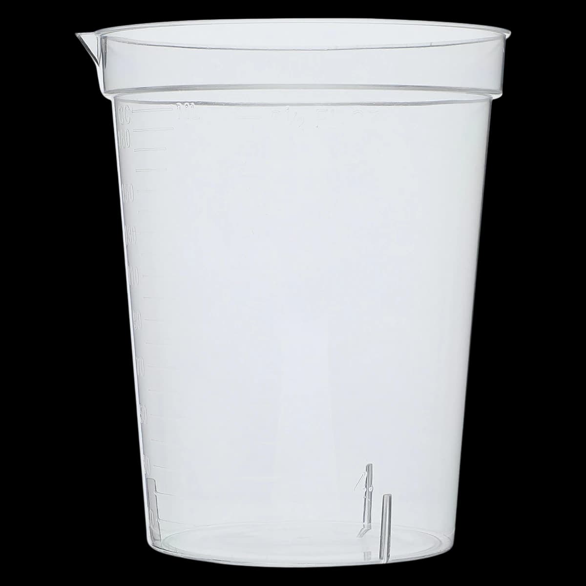 Medline Urine Specimen Container, 6 oz, Plastic, Graduated, Clear, Non-Sterile, Without Lid, 500/Case - Urine Speciman Container 6oz - Image 1