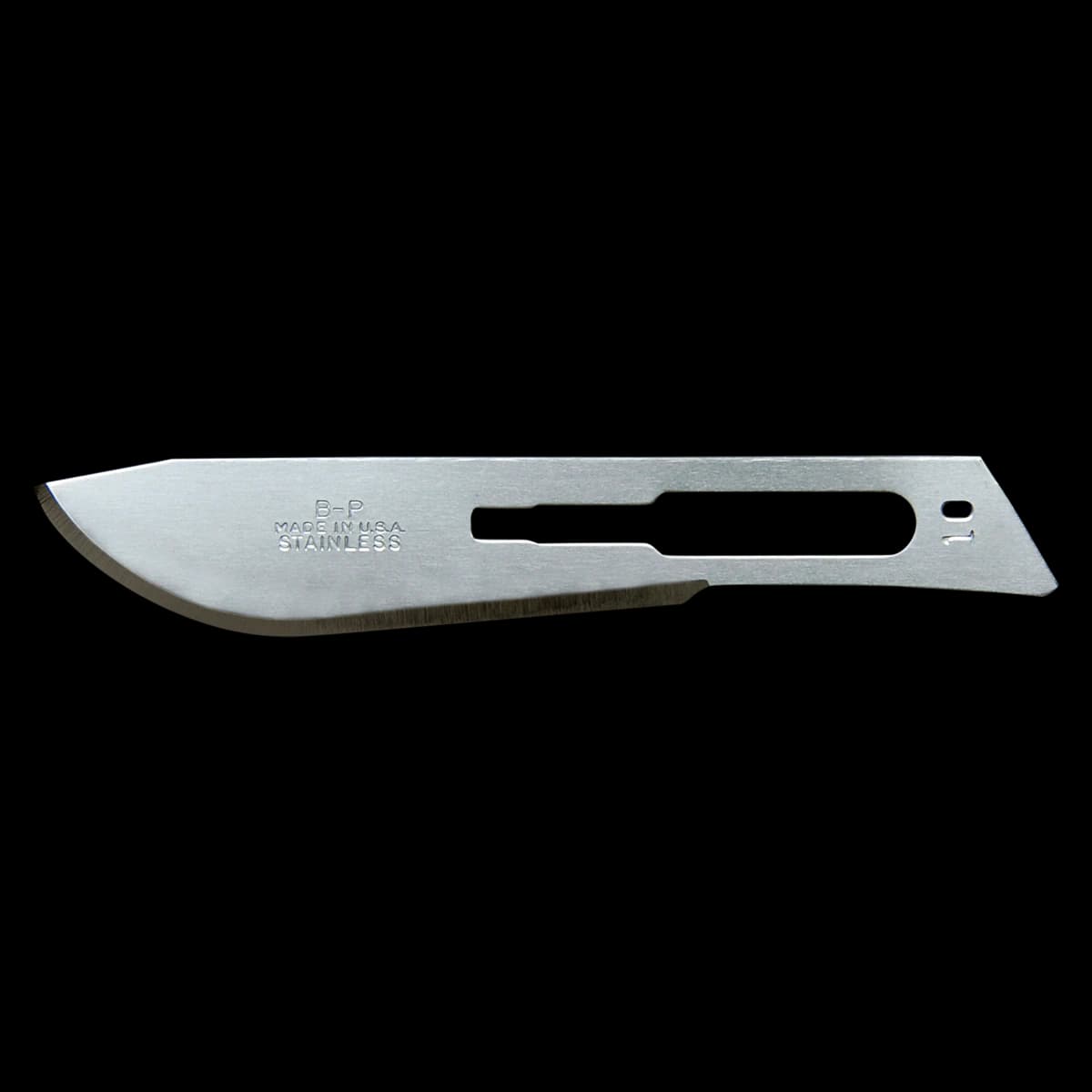 Bard-Parker Stainless Steel Sterile Surgical Blade #10, Individually Packaged, 50/Box - Surgical Blades – Stainless Steel, Individually Packaged, Sterile - Blade #10, 1/Pkg - Image 1