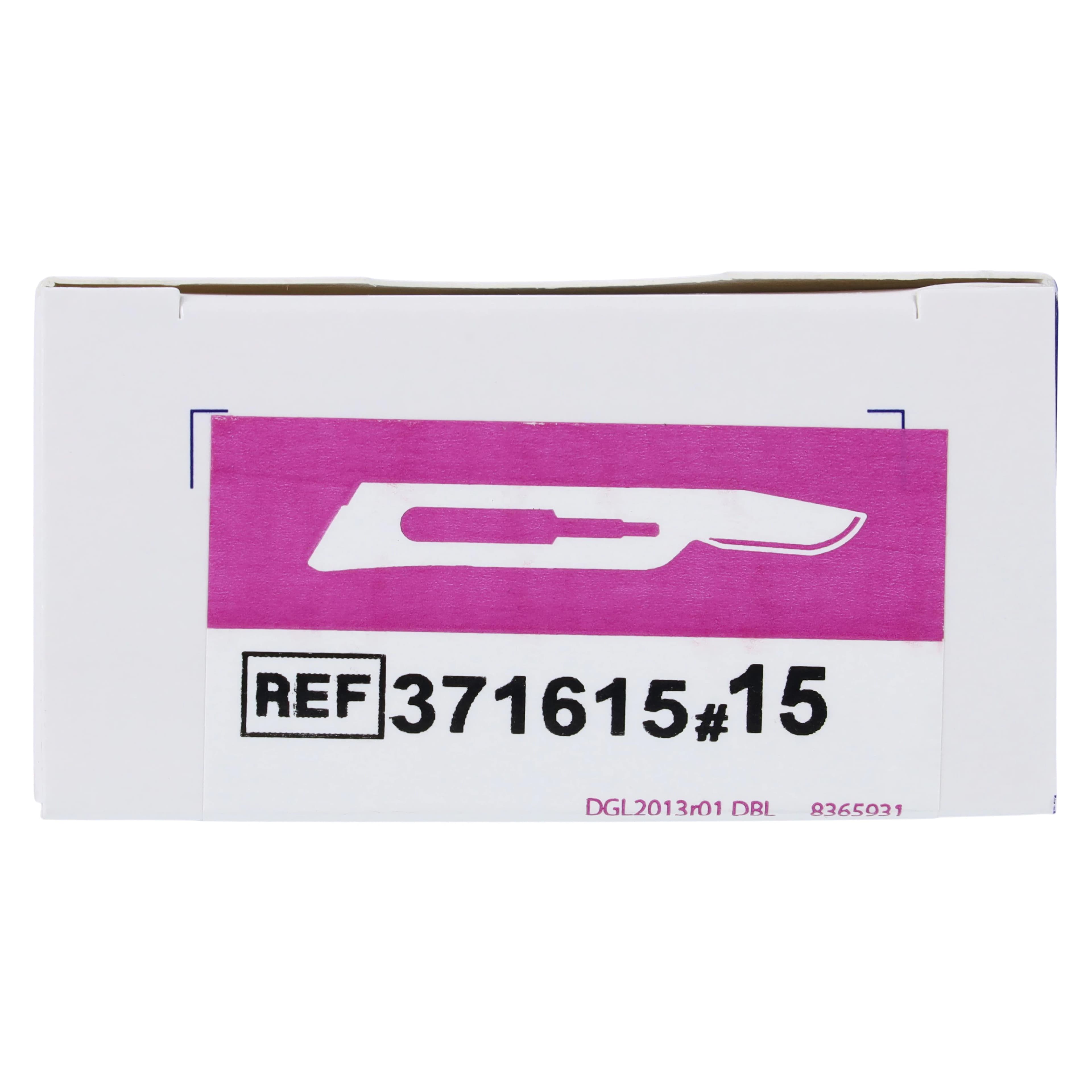Bard-Parker Disposable Sterile Scalpel, #15 Stainless Steel Blade, Standard Handle, 10/Box, 371615 thumbnail 8