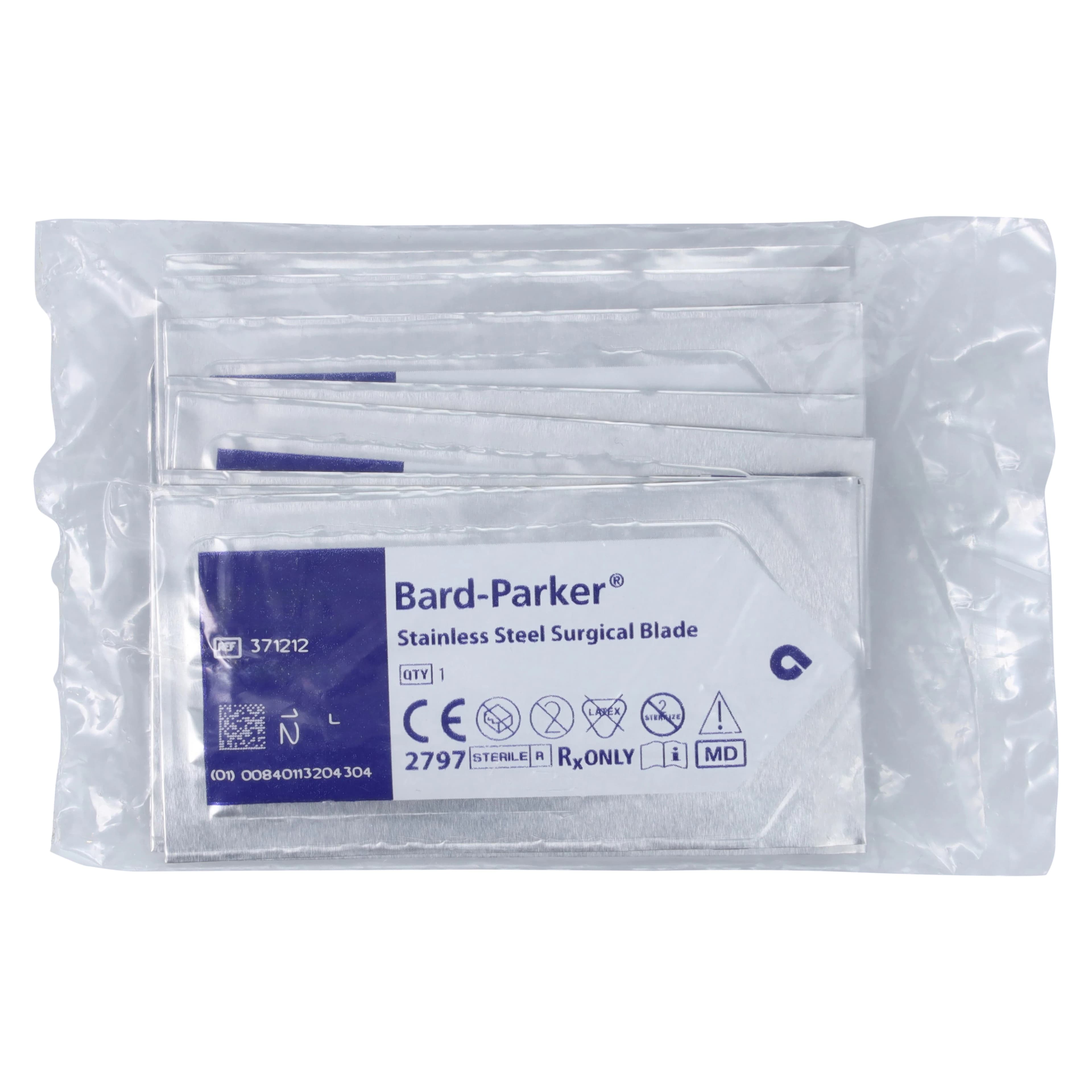 Bard-Parker Stainless Steel Sterile Surgical Blade #12, Disposable, 10/Pk - Surgeon Blades SS Sterile - Image 1
