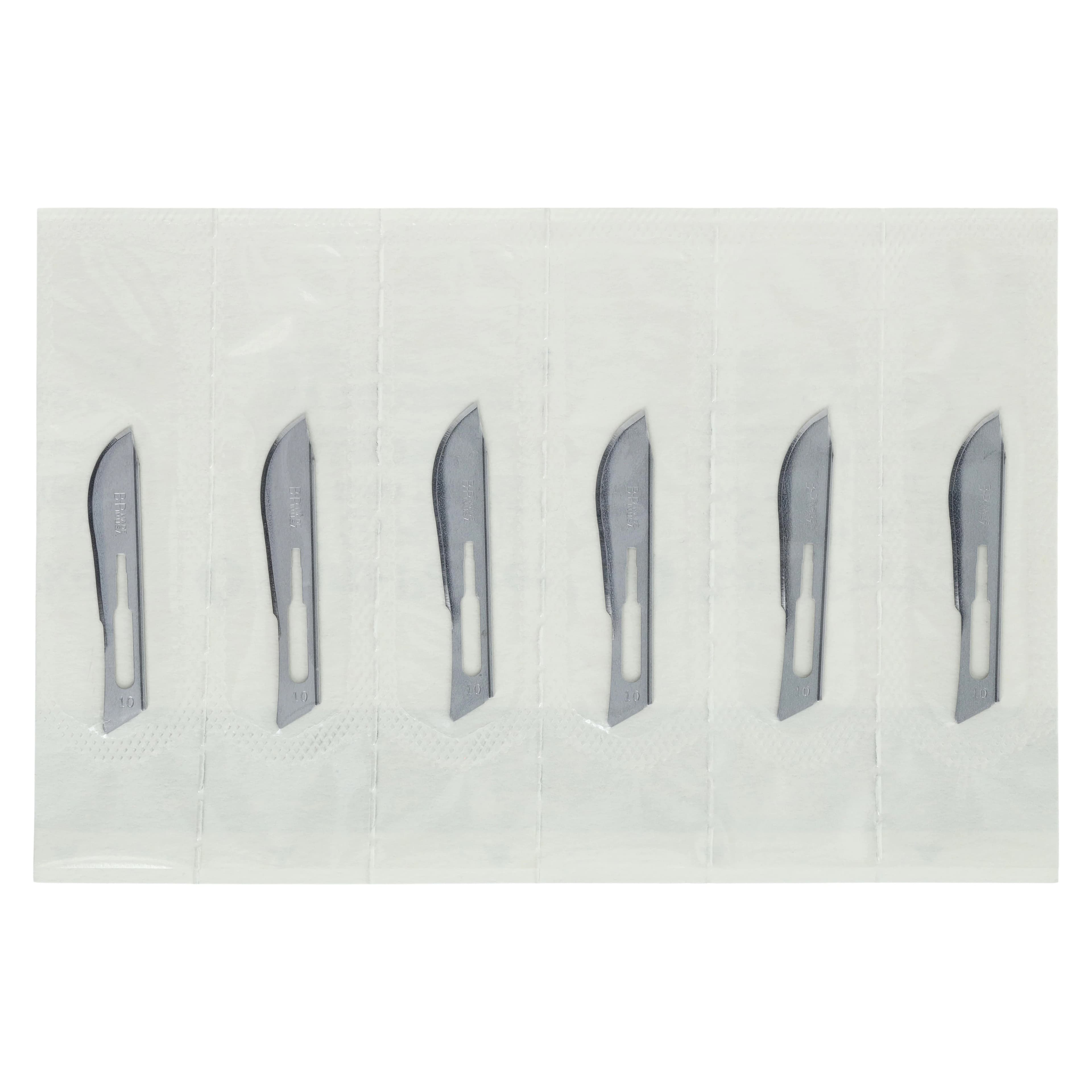 Bard Parker Steel Non-Sterile Surgical Blade #10, Disposable, 150/Bx thumbnail 4