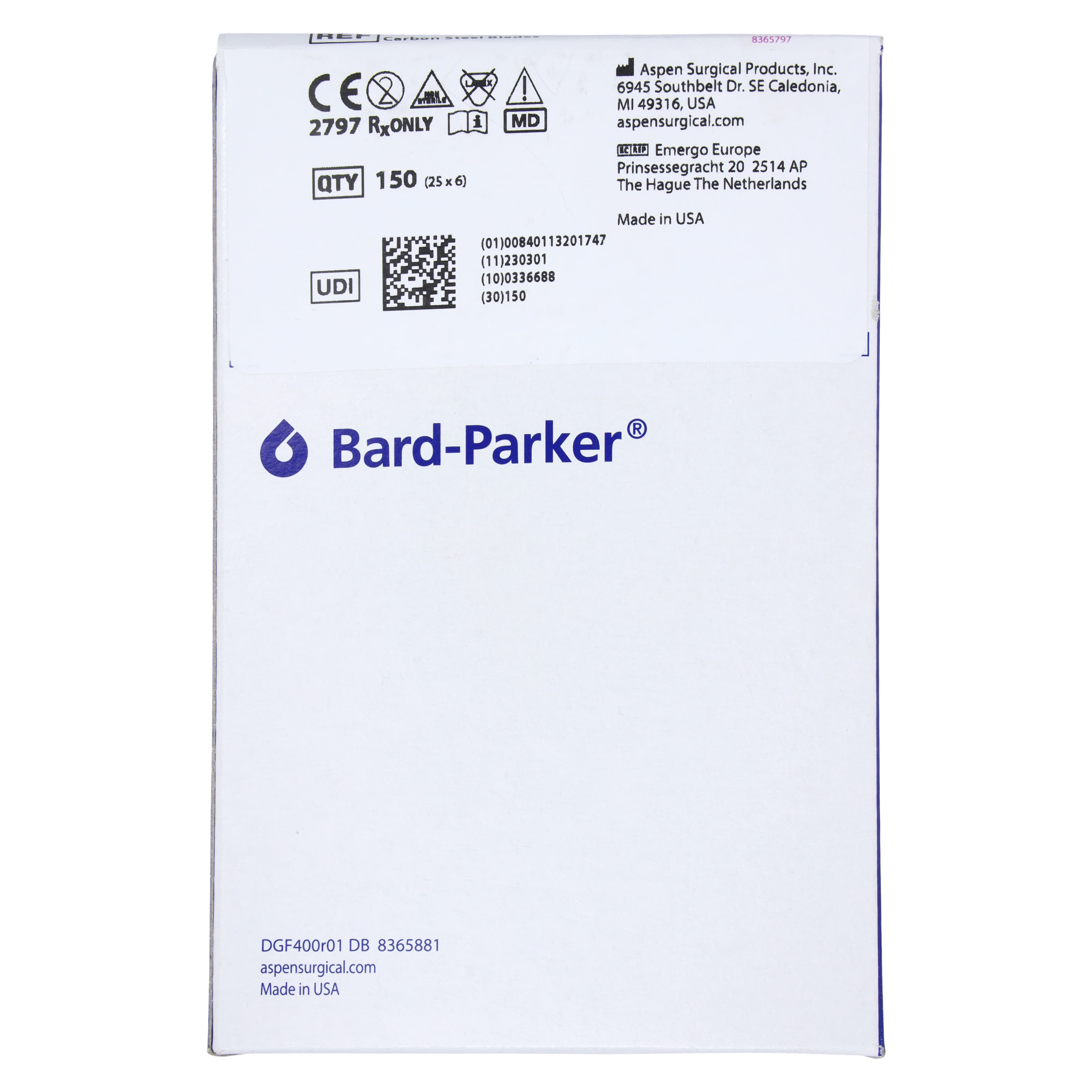 Bard-Parker Non-Sterile Surgical Scalpel Blade #15, 150/Box, 371315 thumbnail 5