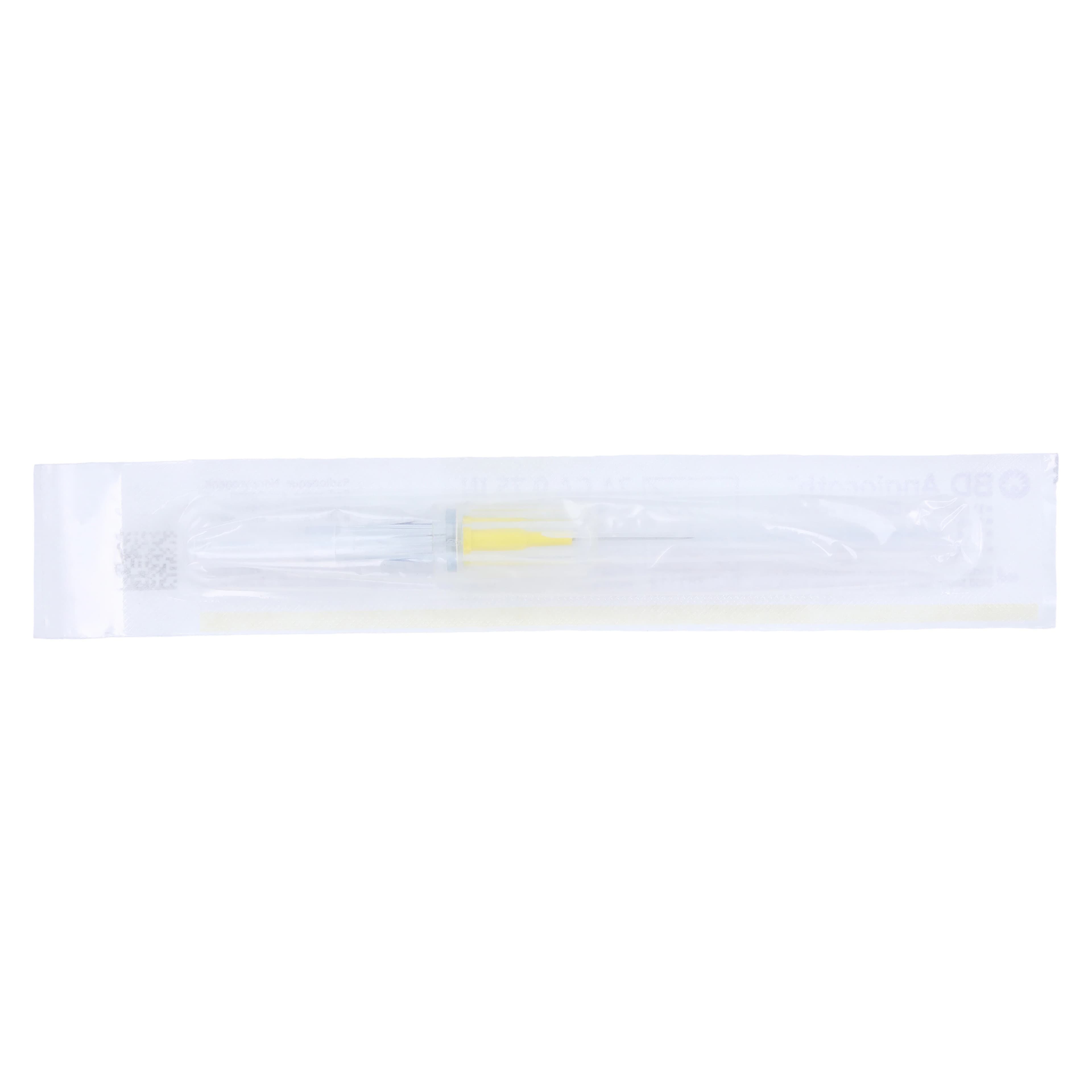 Angiocath Peripheral Venous Catheter, 24 Gauge, 3/4" Tapered Tip, Yellow, Sterile, Latex-Free, 50/Box thumbnail 3