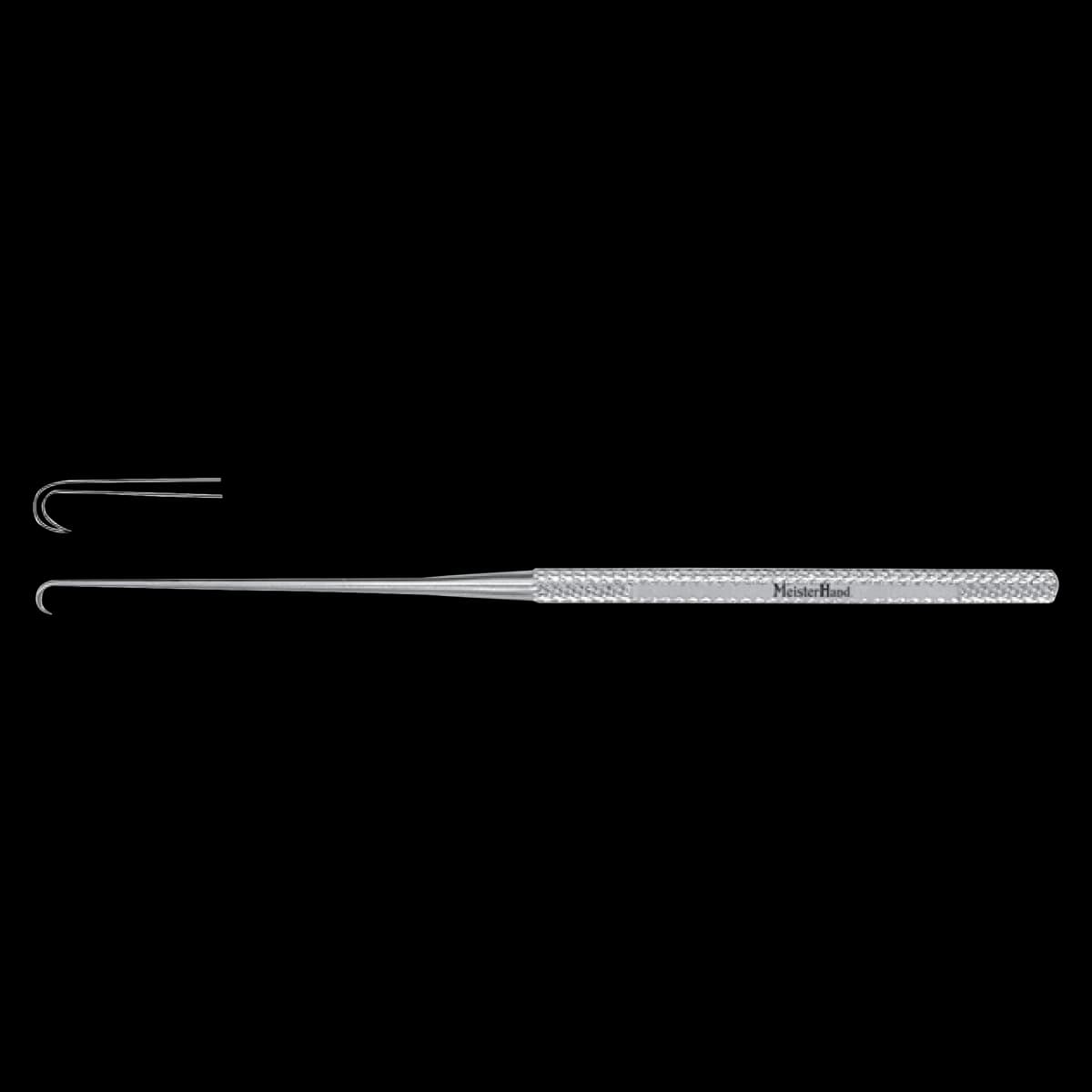 Meister-Hand Joseph Hook, Single, 6.25" (6-1/4"), Stainless Steel - MH Hook Single Joseph 6.25" - Image 1