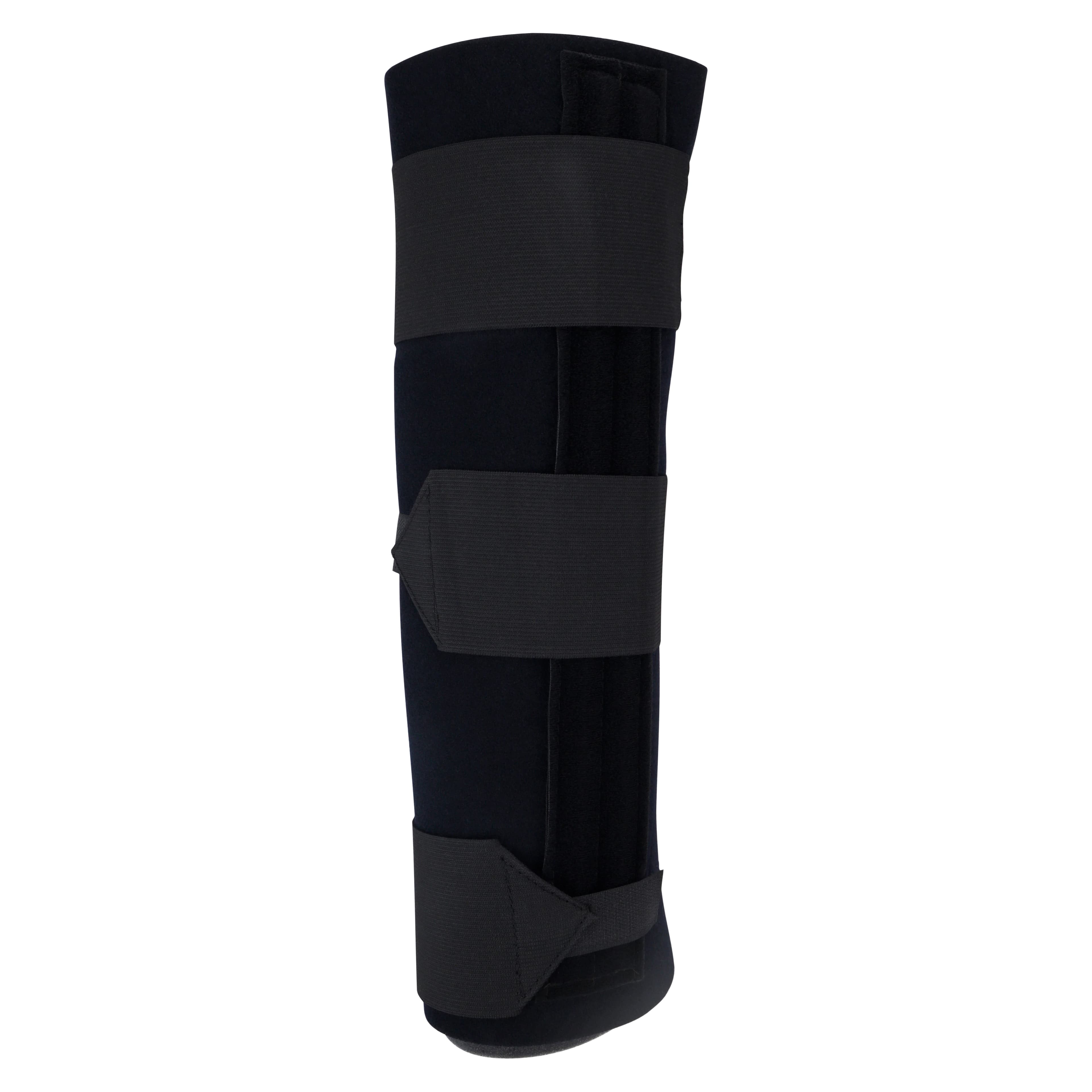 DJO Quick-Fit Immobilizer Splint, Knee, Adult, Foam, 16", Universal Size, Left/Right - Immobilizer Knee Blk Fm 16" - Image 1