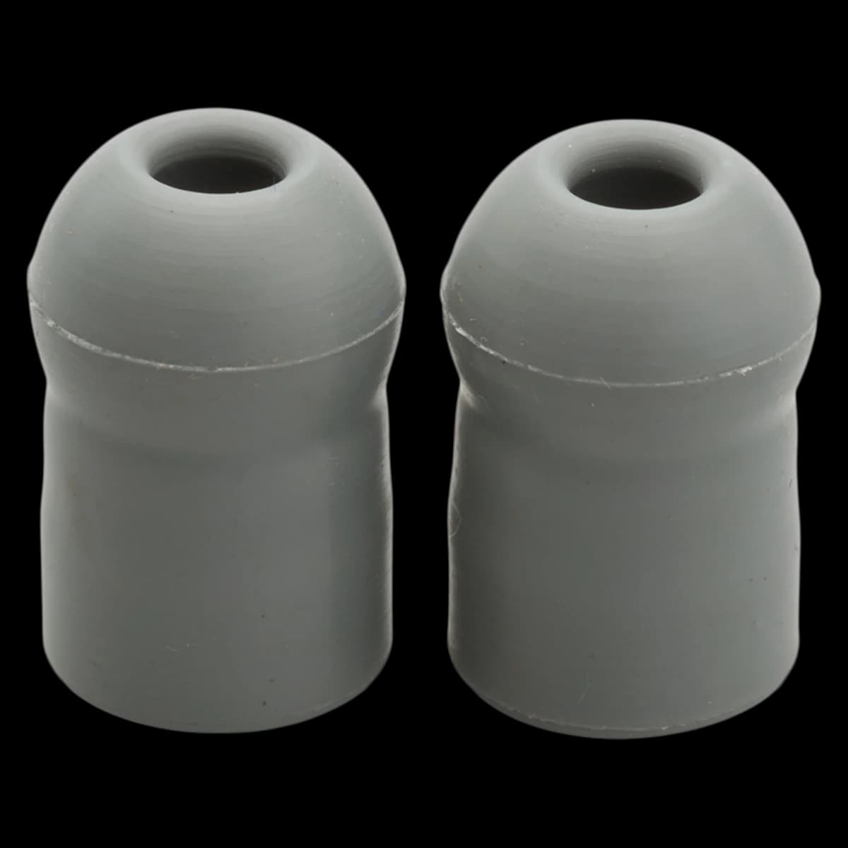 Welch Allyn Harvey Stethoscope Eartips, Gray, Comfort Fit, Pair - Eartips Harvey Steth Gray Cmft - Image 1