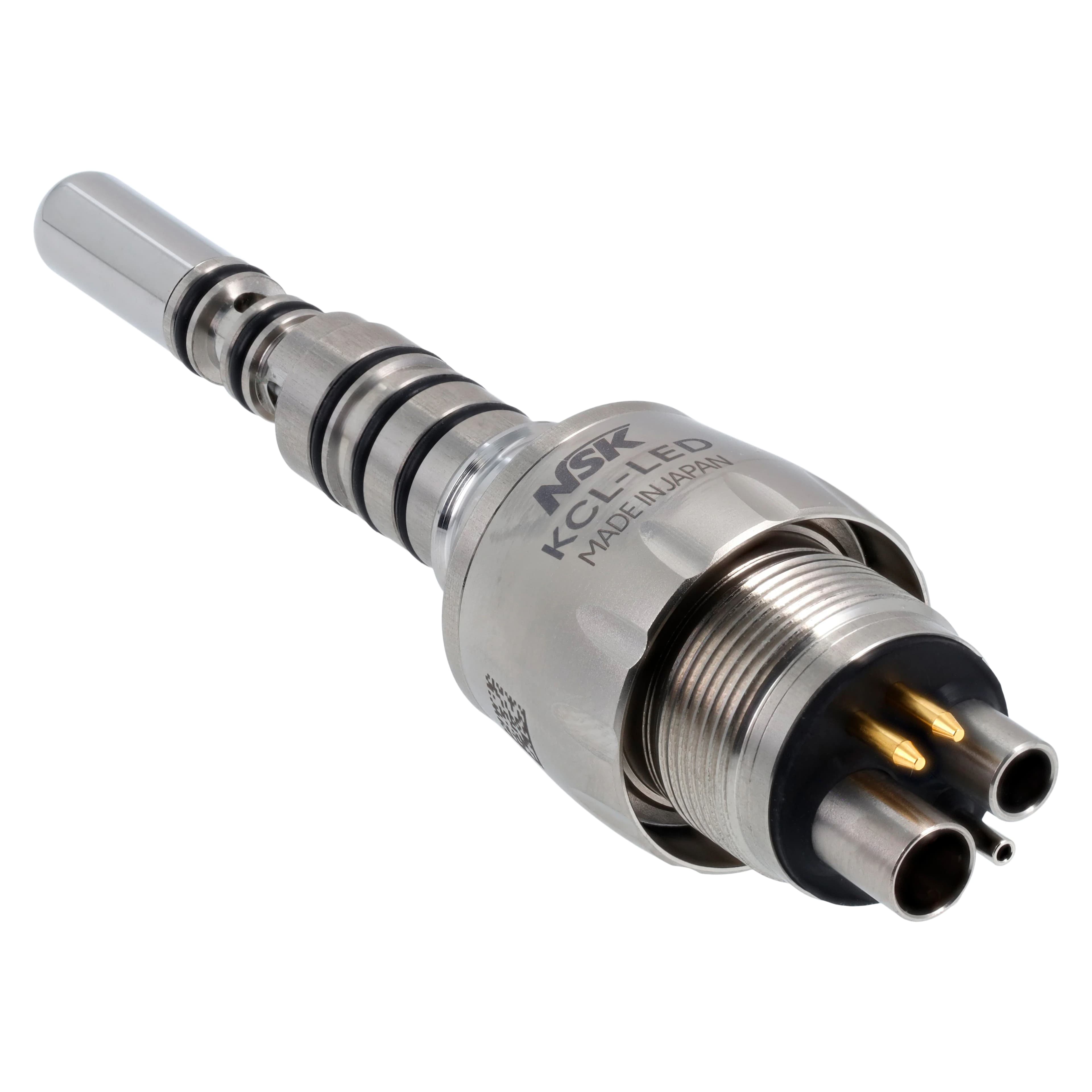 NSK Ti-Max X Series KCL-LED Handpiece Coupler, 6-Pin LED Optic, KaVo MULTIflex LUX Back End, Stainless Steel with Titanium Coating, 1 Each thumbnail 2