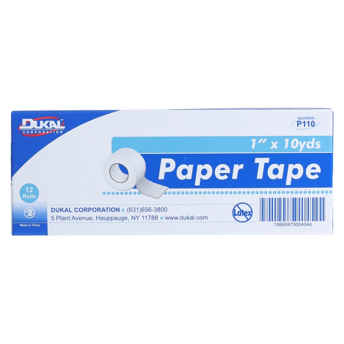 Dukal Hypo-Pore Surgical Tape Paper, 1" x 10 yd, White, Non-Sterile, 12/Case thumbnail 4