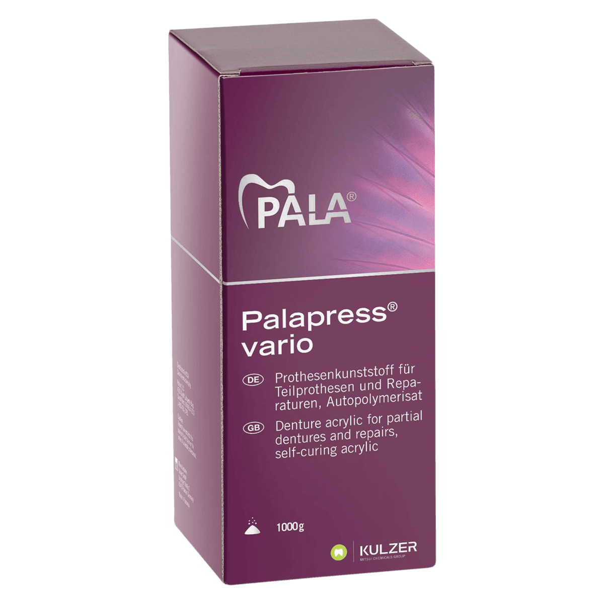 Kulzer Palapress Vario Powder Only - Pink Veined, 1kg thumbnail 2