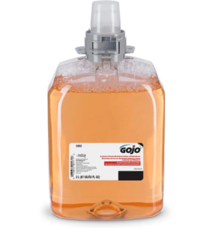 GOJO Luxury Foam Antibacterial Handwash Refill, 2000 mL, 2/Case - GOJO Luxury Foam Antibacterial Handwash Refill - Image 1