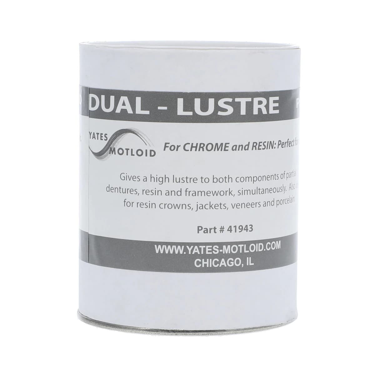 Yates Motloid Dual Lustre Buffing Compound, White-Grey, 1 lb - Dual Lustre Buffing Compound - Image 1