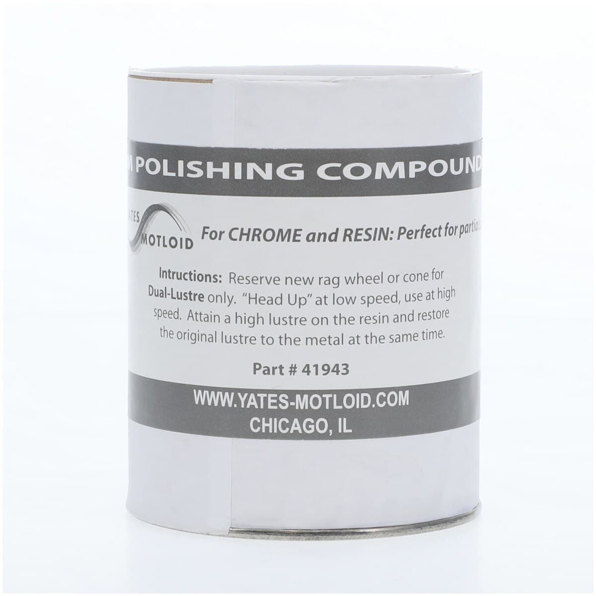 Yates Motloid Dual Lustre Buffing Compound, White-Grey, 1 lb thumbnail 2
