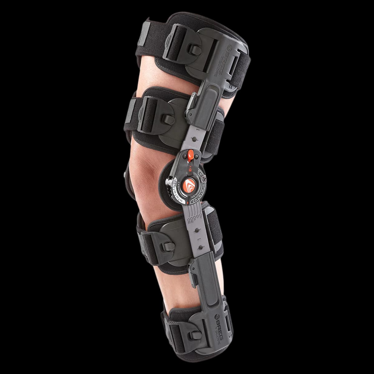 Breg T Scope Premier Post-Op Knee Brace, Adult, 12.5-14.5" thumbnail 2