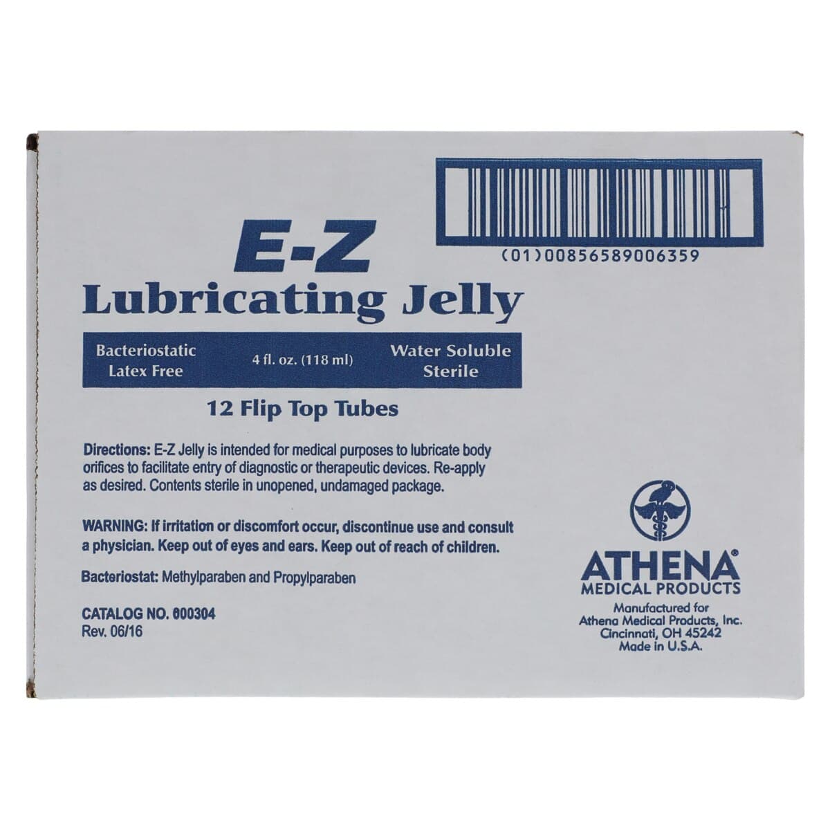 E-Z Lubricating Jelly, 4 oz Flip Top Tube, 12/Box thumbnail 5