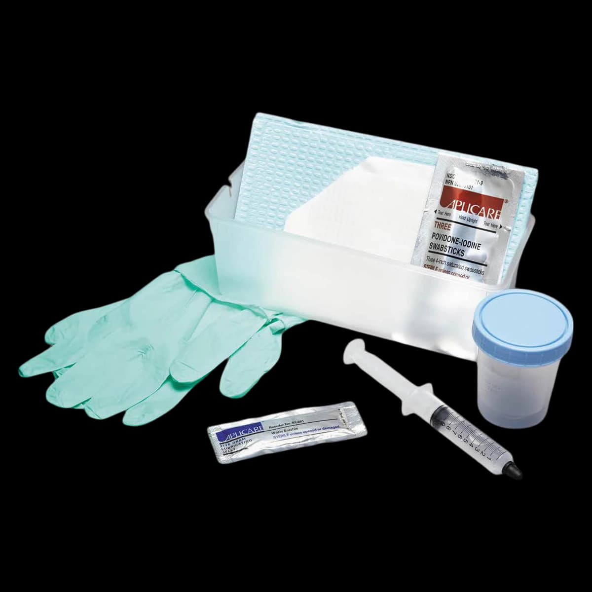 Medline Foley Catheter Insertion Tray, PVP 10mL - Foley Insertion Tray - Image 1