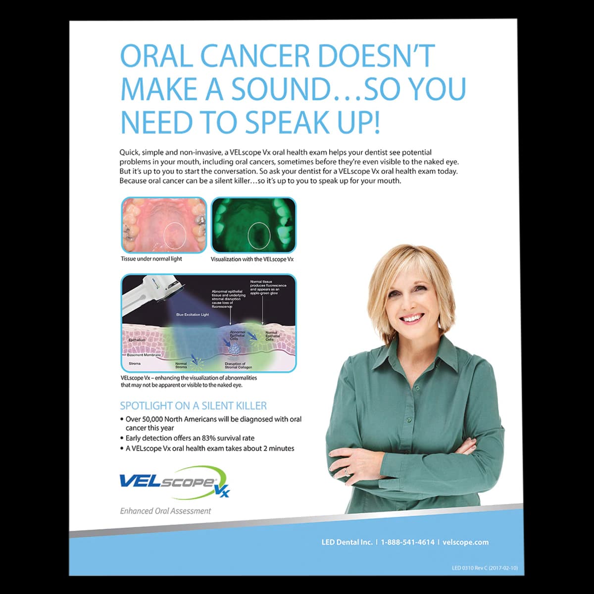 VELscope Vx Cancer Makes No Sound Poster - VELscope Vx Cancer MksNo Sound - Image 1